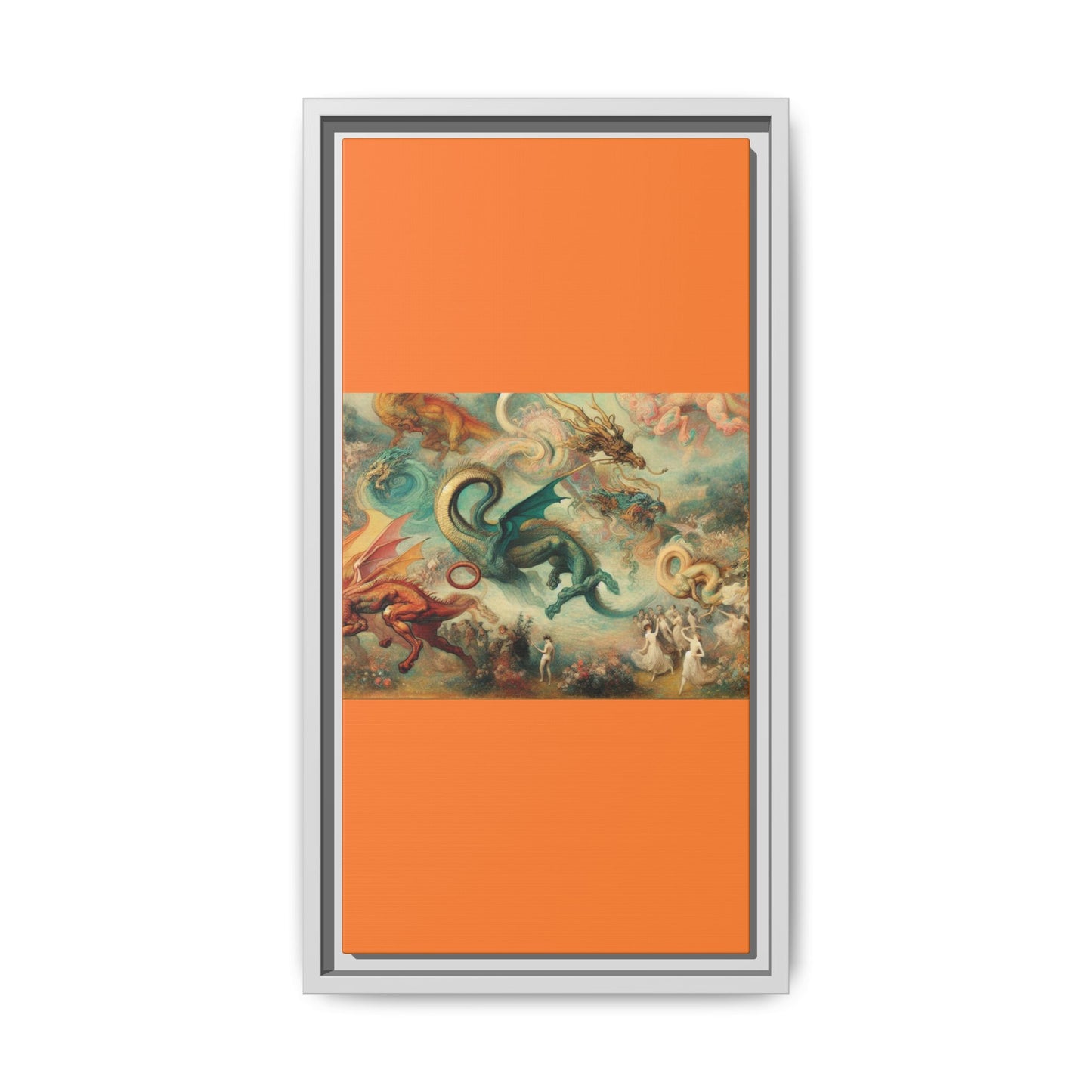 Degas Dreams of Dragons Canvas, Framed (Multi-color)