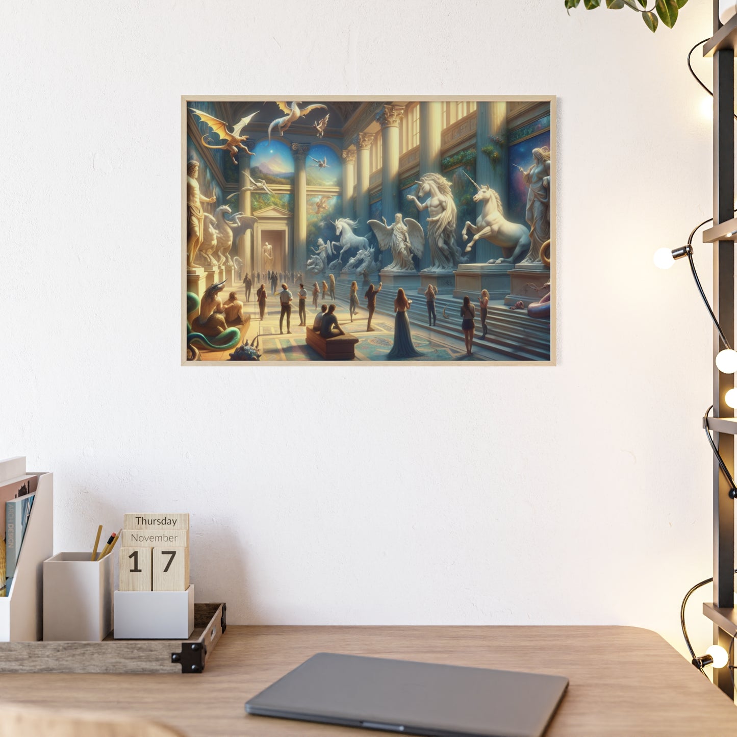 Framed Atlantis Atrium Poster