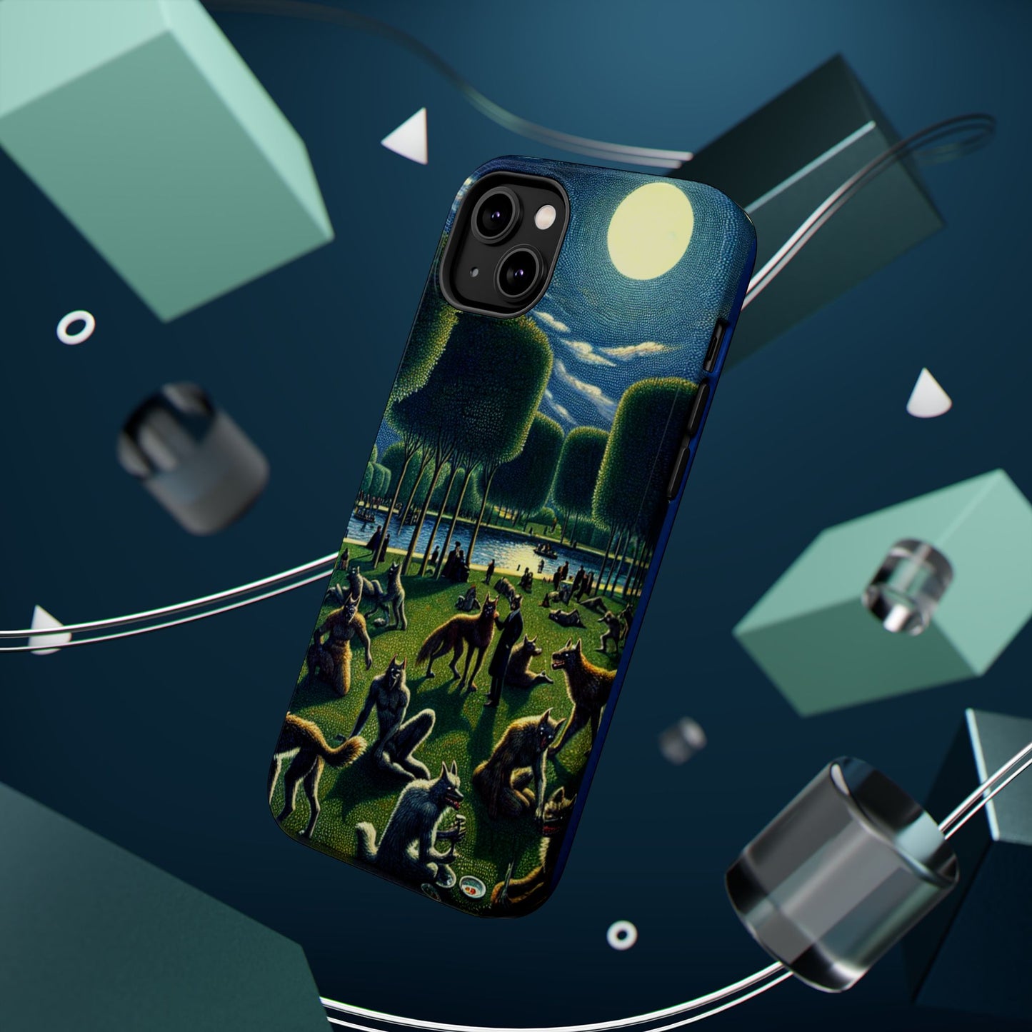 Werewolves at the Waterfront Magnetic iPhone Case