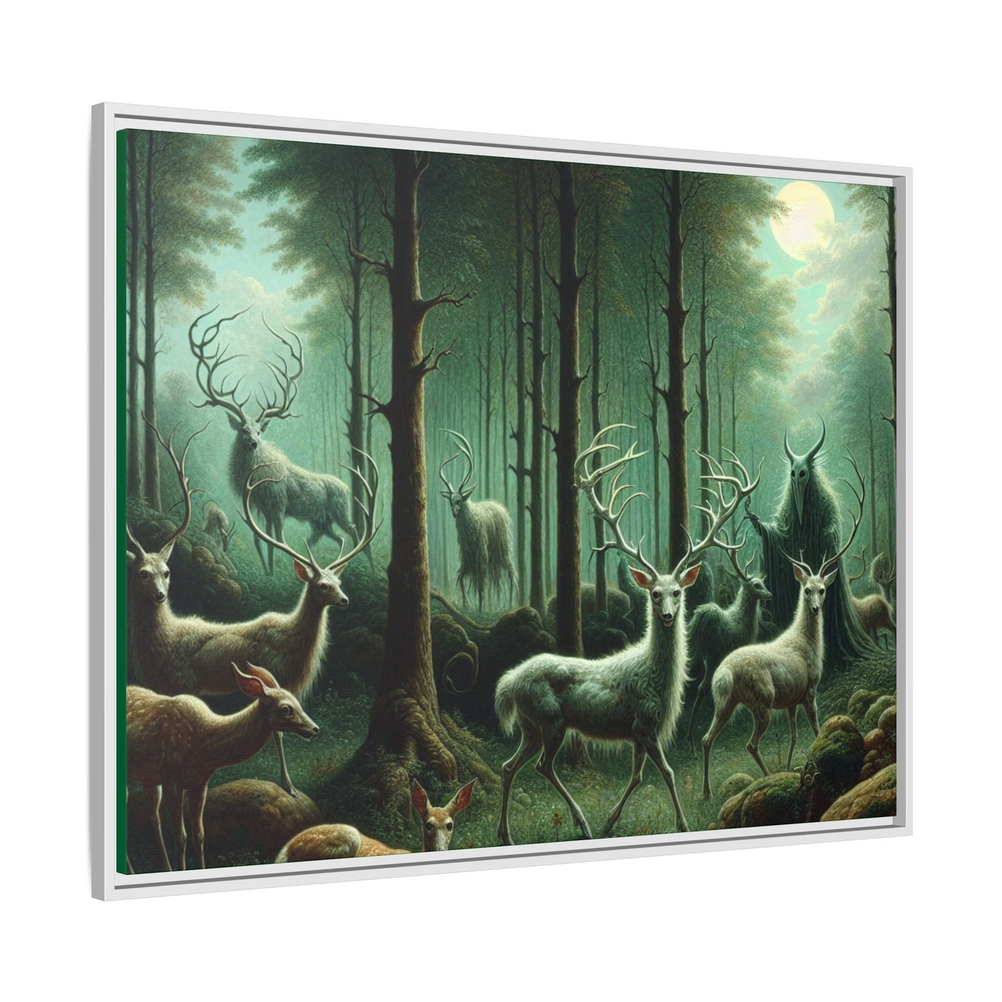 Wendigo Shepherd Canvas, Framed (Multi-color)