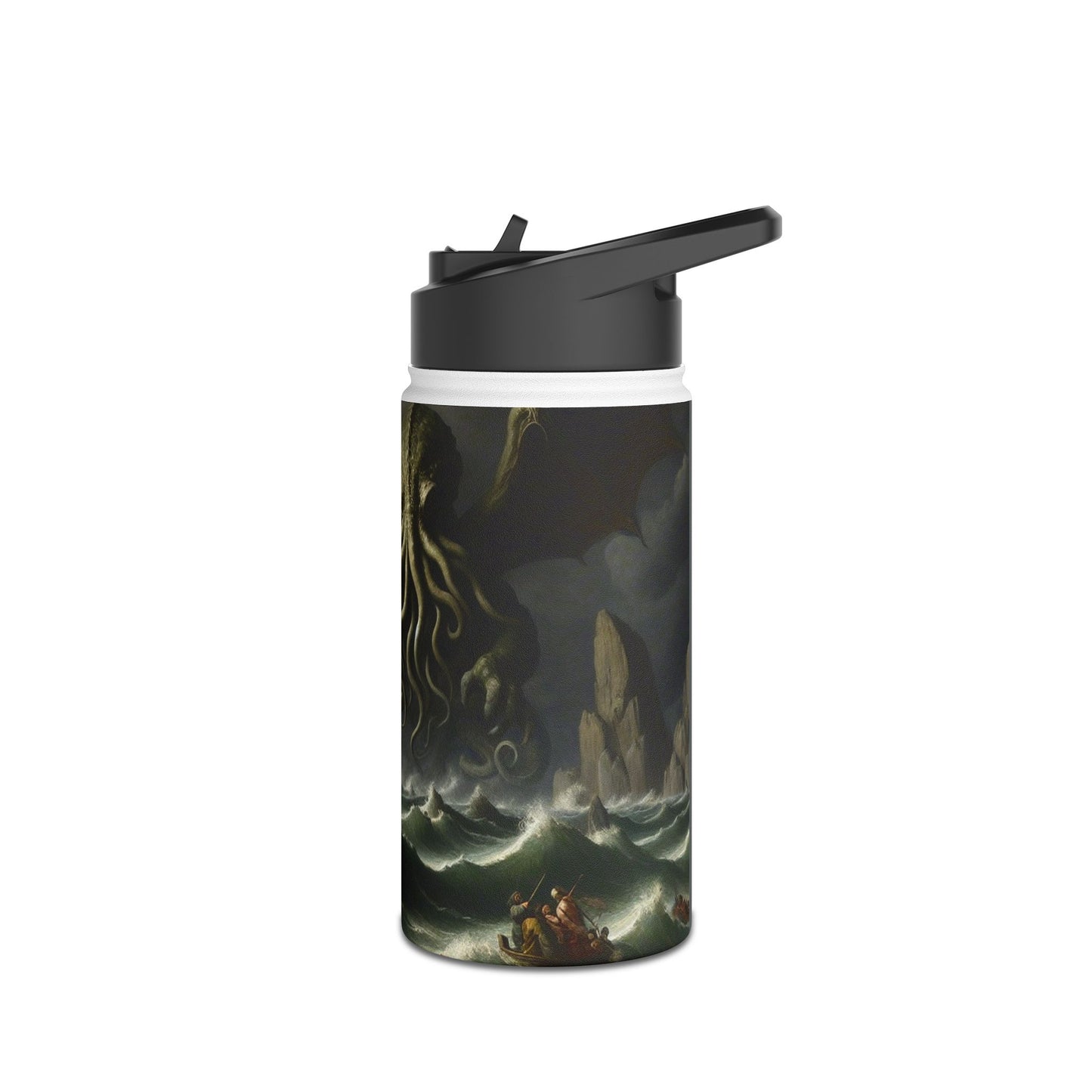 Cthulhu in the Storm Stainless Steel Water Bottle