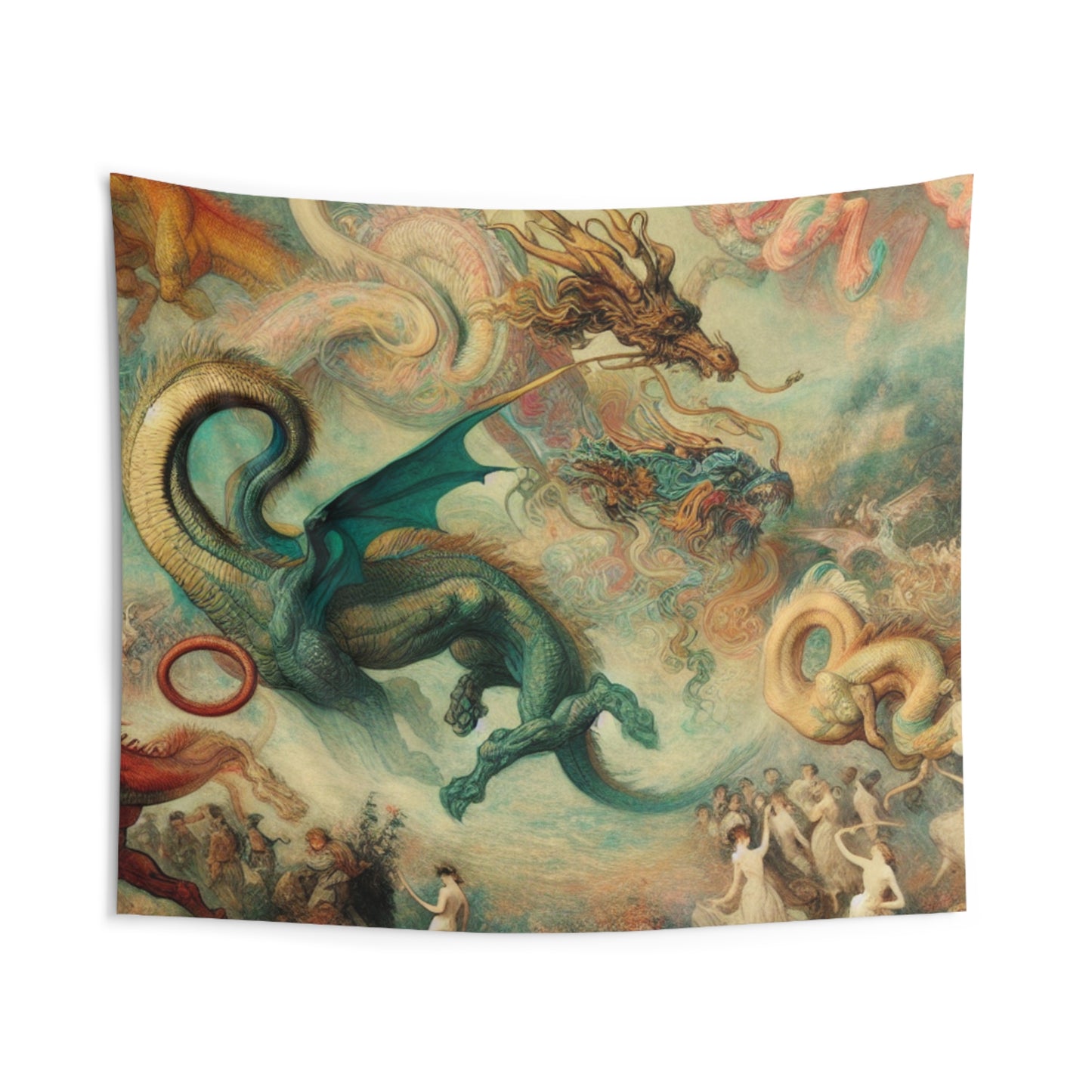 Degas Dreams of Dragons Wall Tapestry