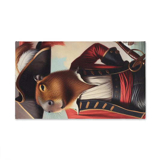 Captain Capybara Hand Towel