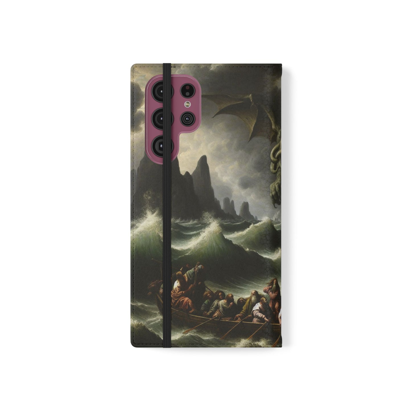 Cthulhu in the Storm Flip Cases for iPhones