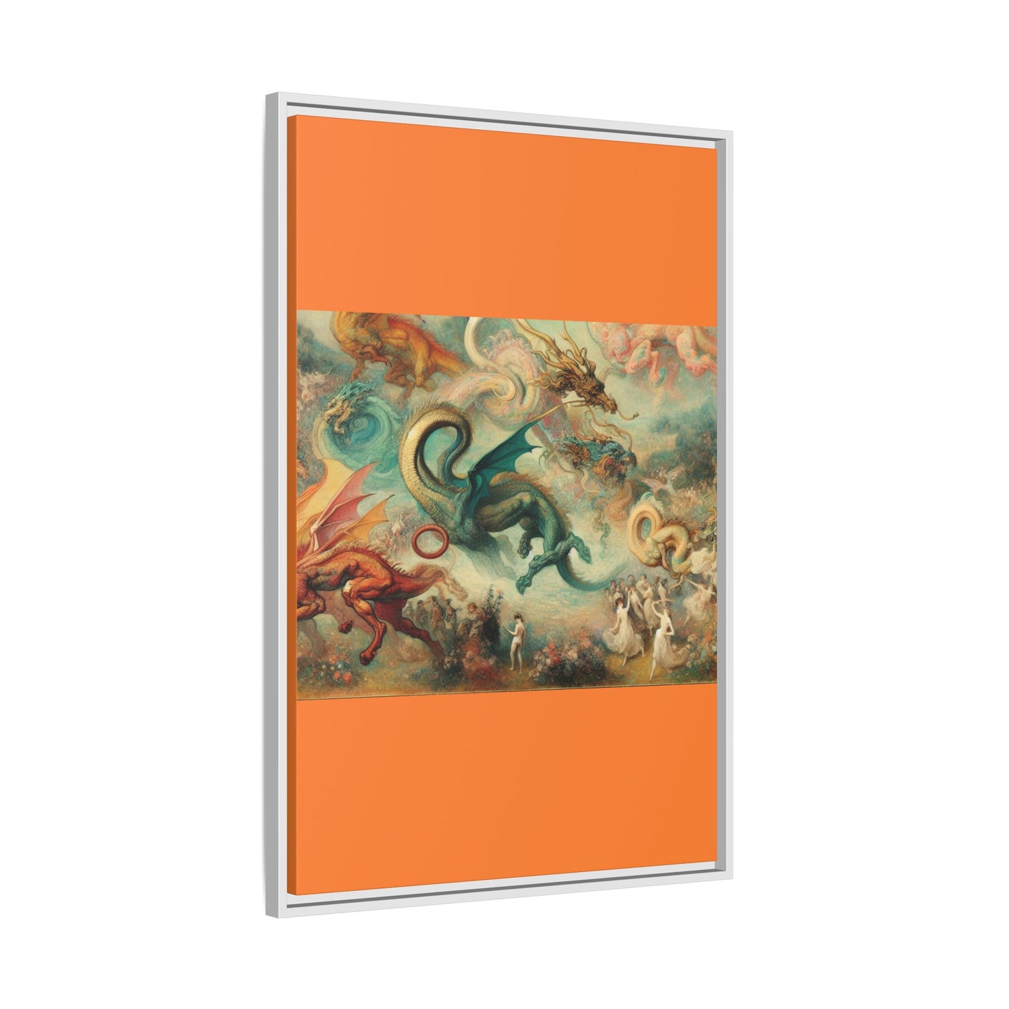 Degas Dreams of Dragons Canvas, Framed (Multi-color)
