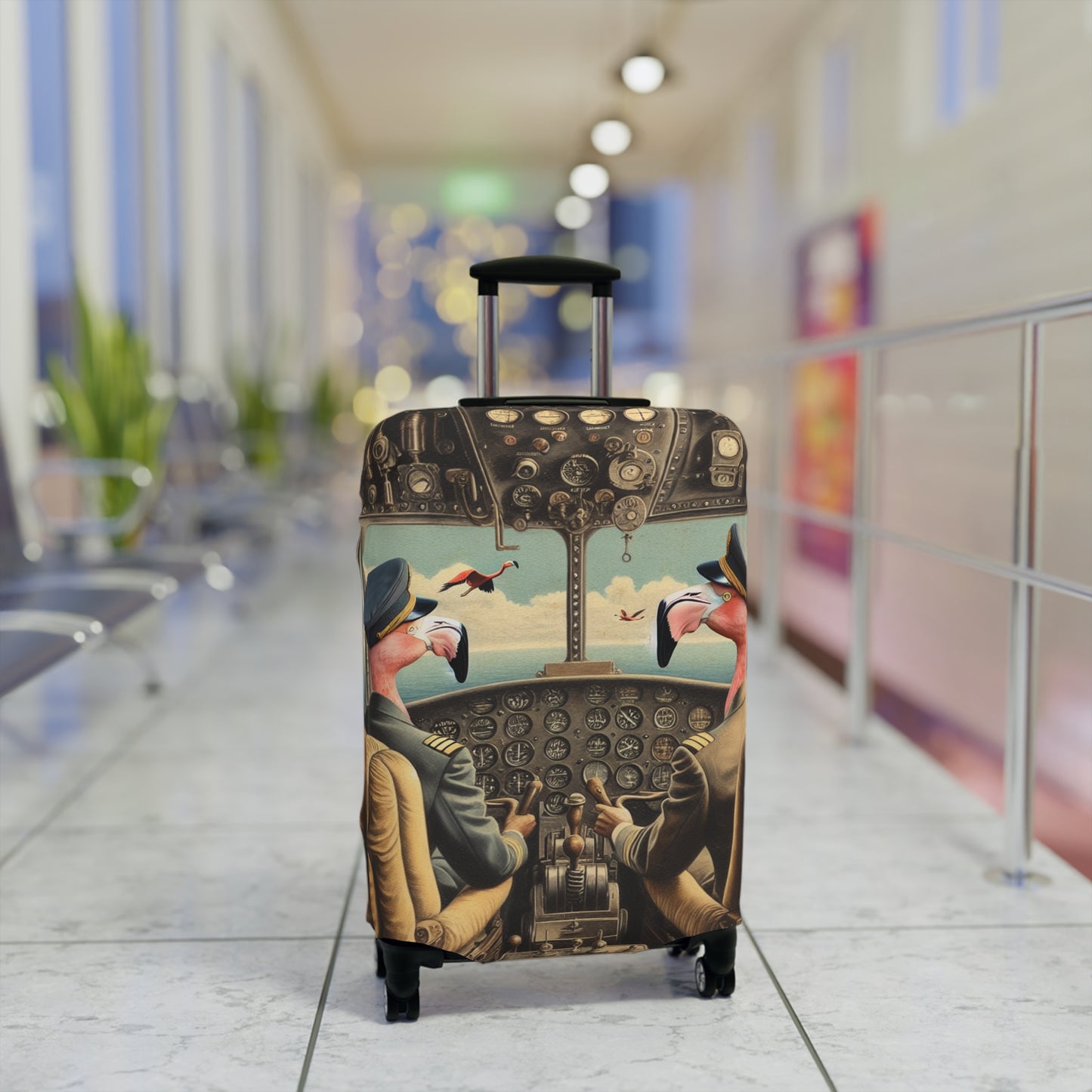 Flamingo Flight Deck Luggage Cover