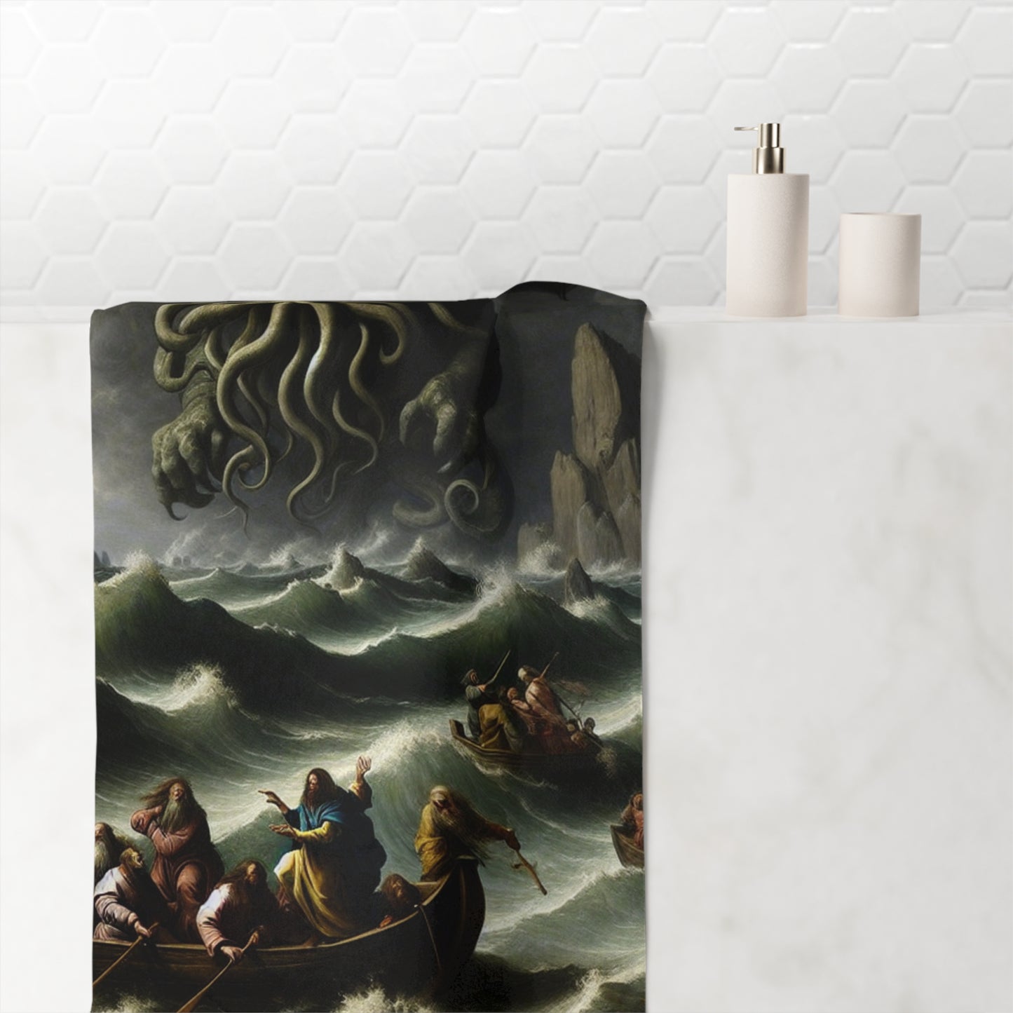 Cthulhu in the Storm Towel