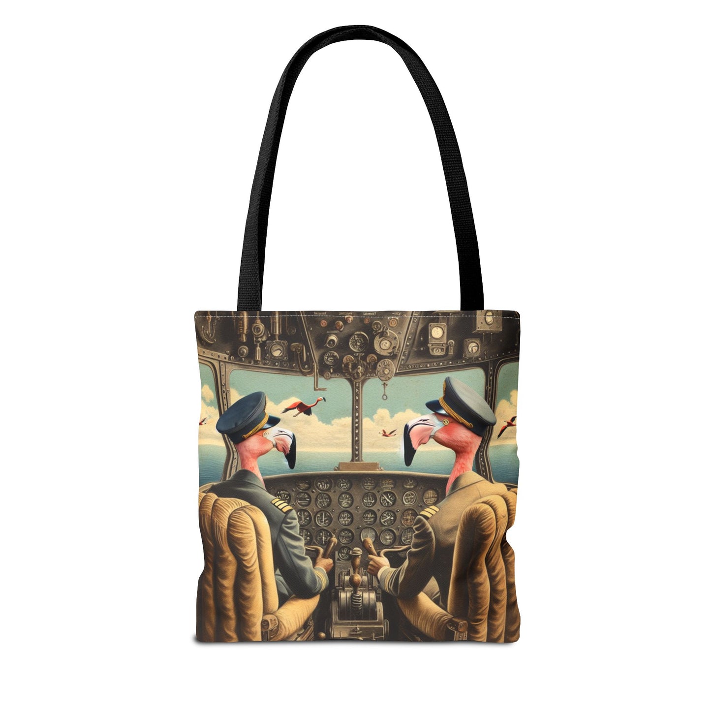 Flamingo Flight Deck Tote Bag