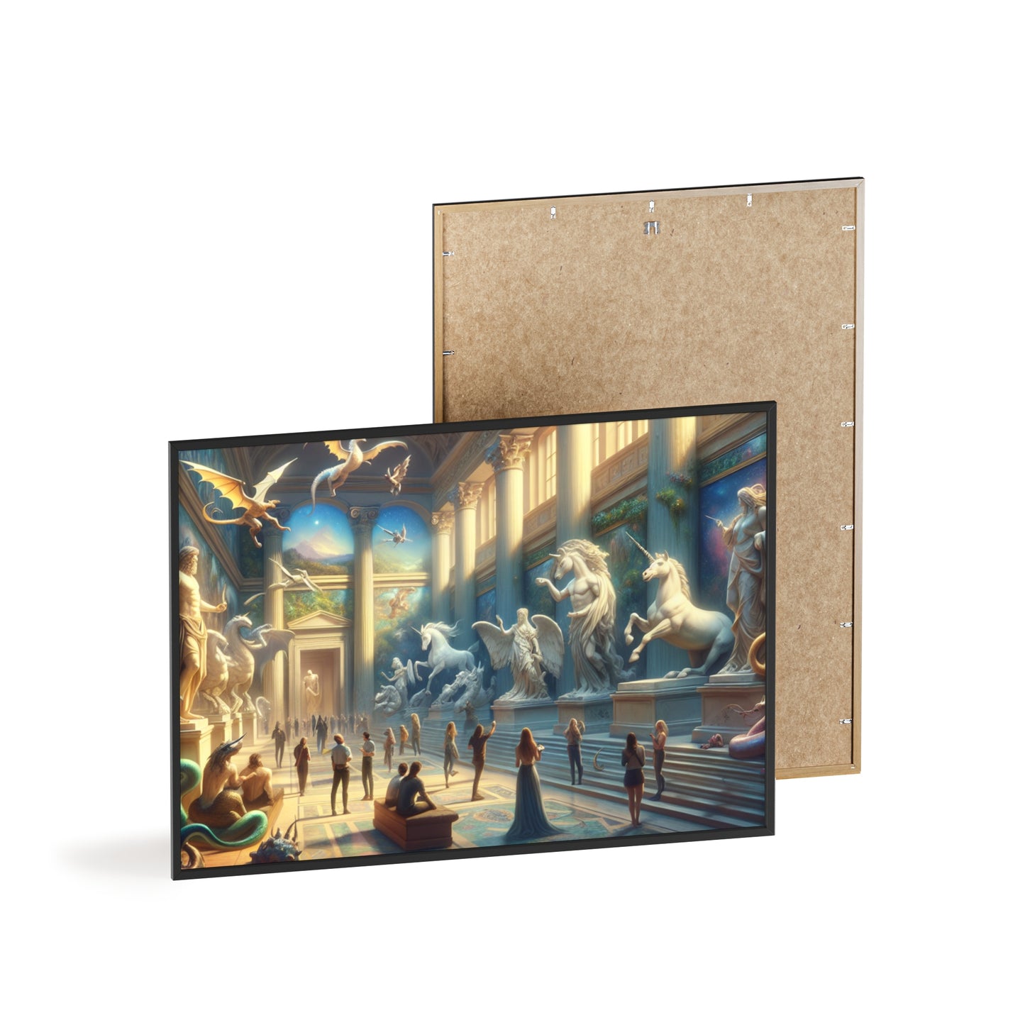 Framed Atlantis Atrium Poster