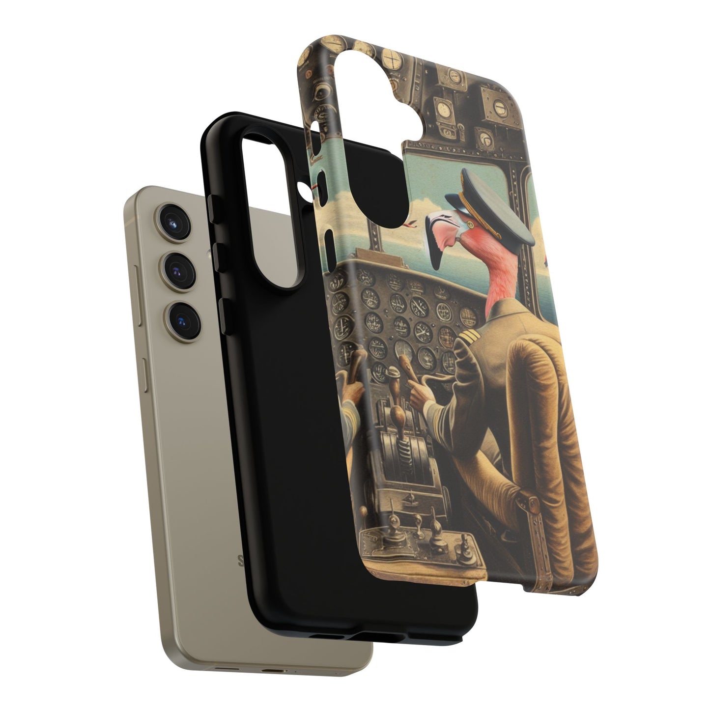 Flamingo Flight Deck Phone Case - GALAXY