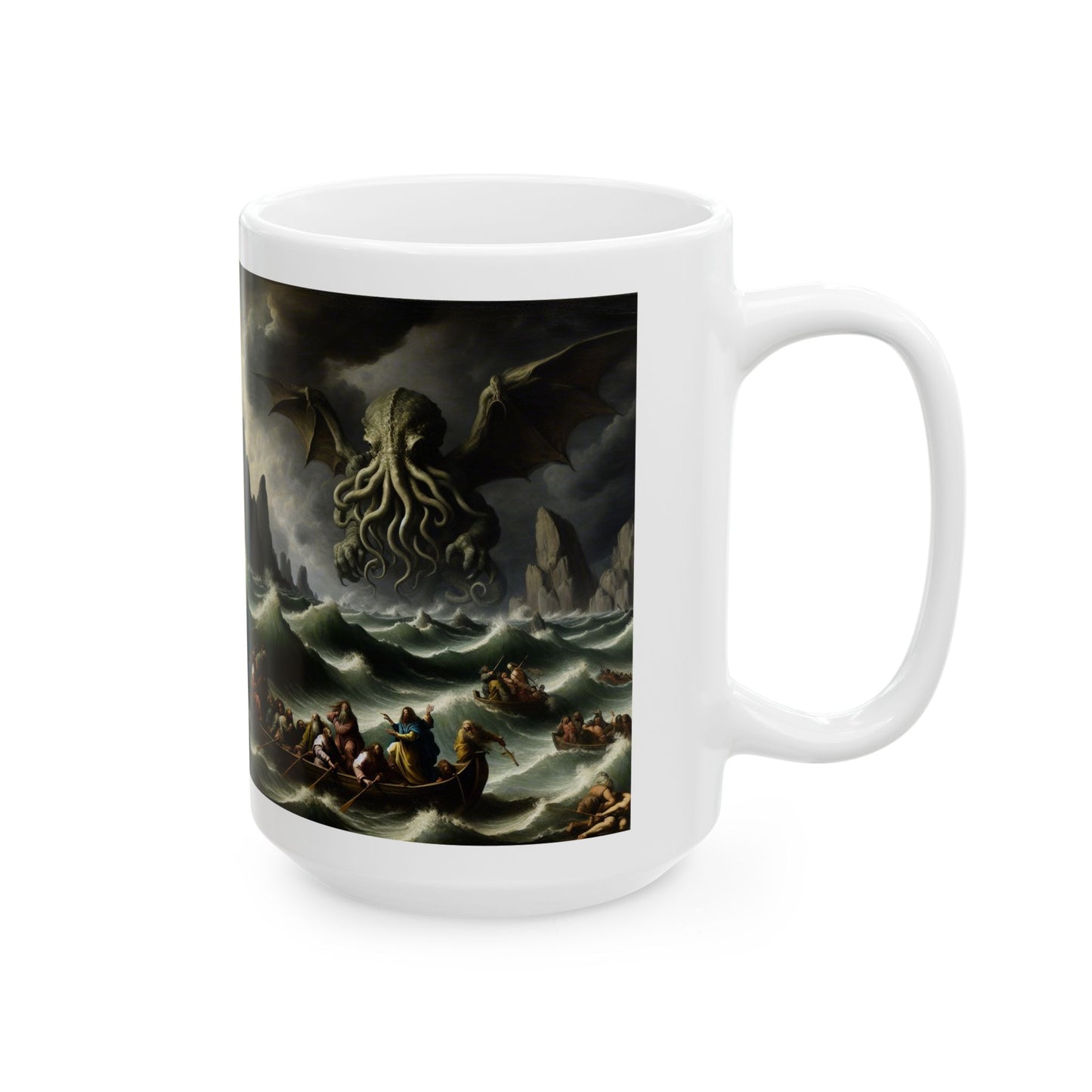 Cthulhu in the Storm Ceramic Mug