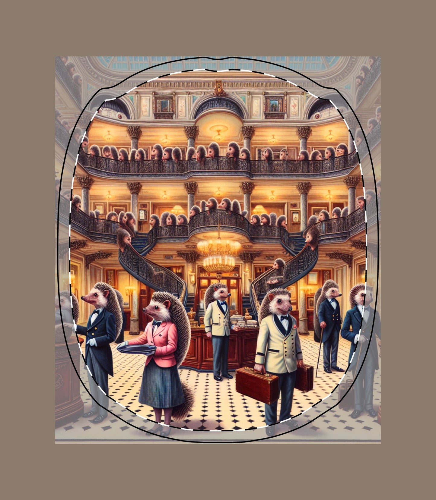 Hedgehog Hotel AirPod Max Case