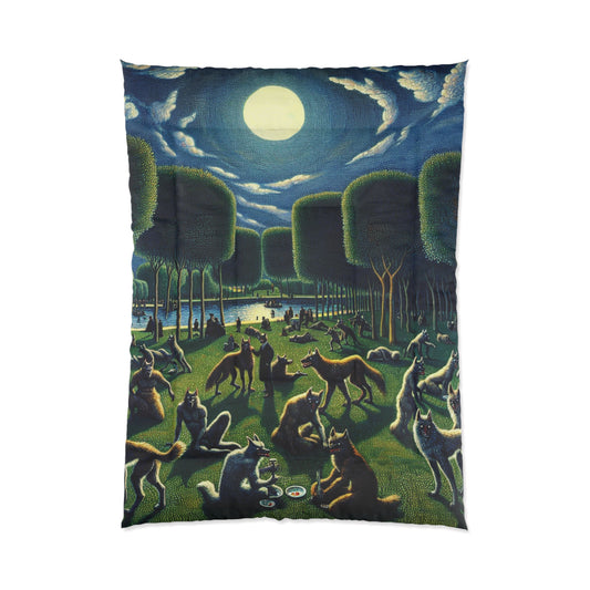 Werewolves at the Waterfront Comforter