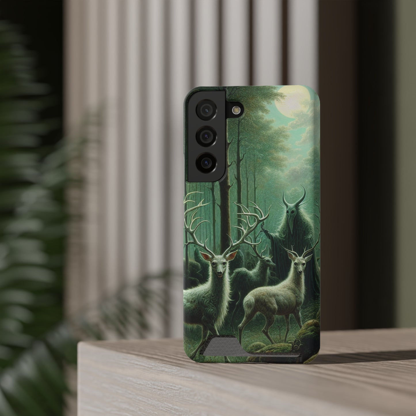 Wendigo Shepherd Phone Case with Card Holder - GALAXY
