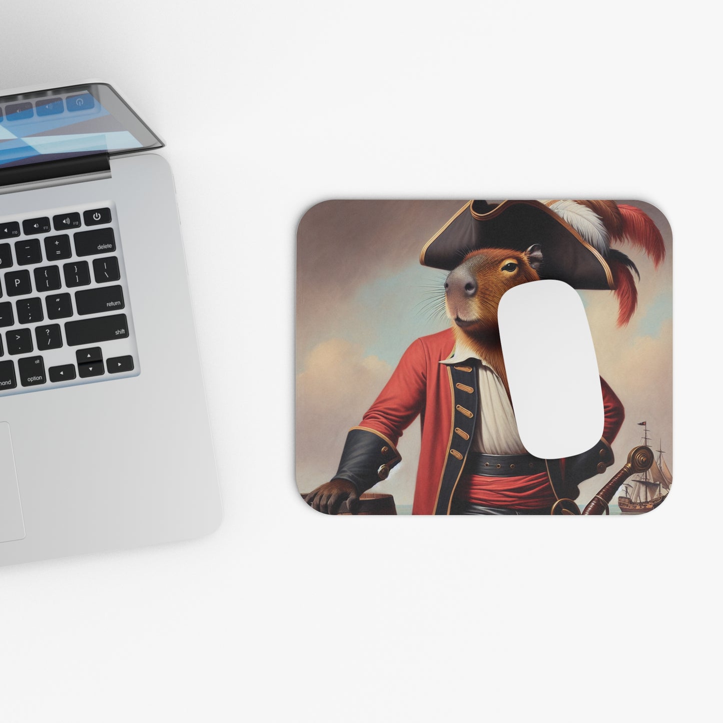 Captain Capybara Mouse Pad