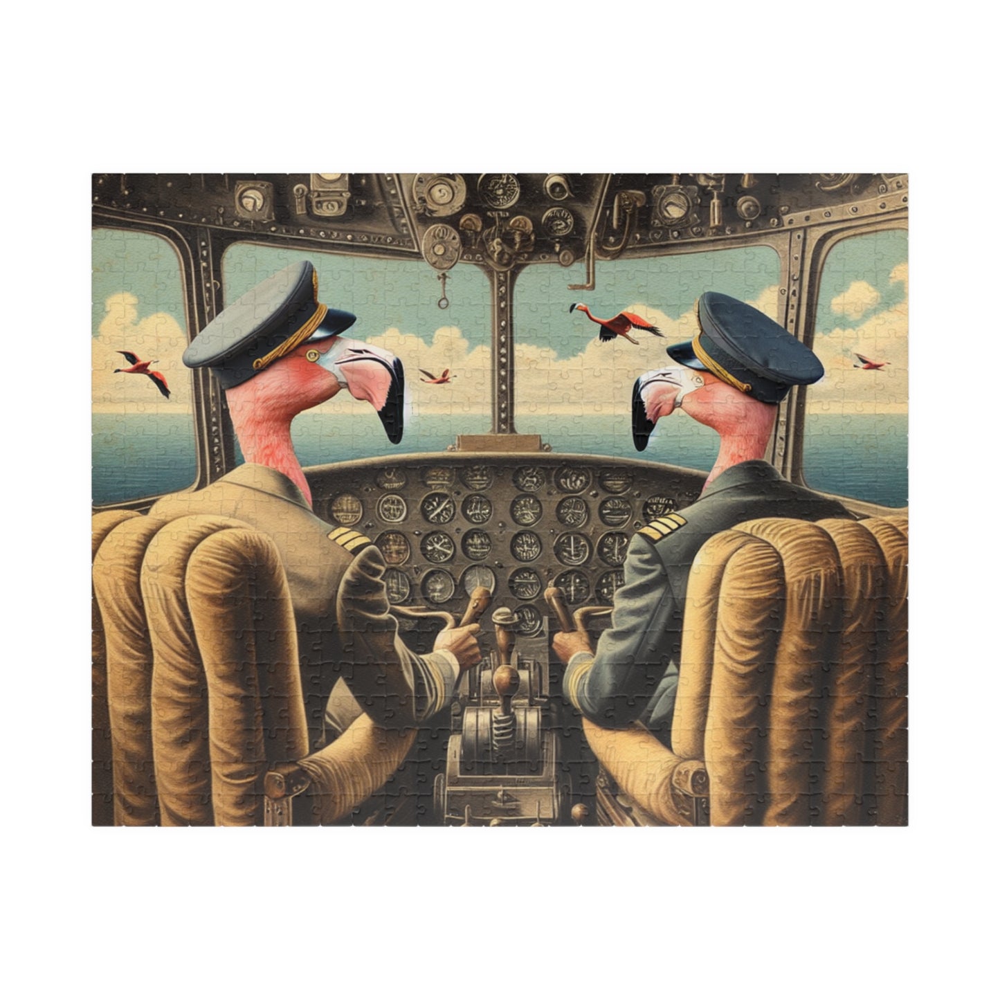 Flamingo Flight Deck Puzzle (110, 252, 520, 1014-piece)