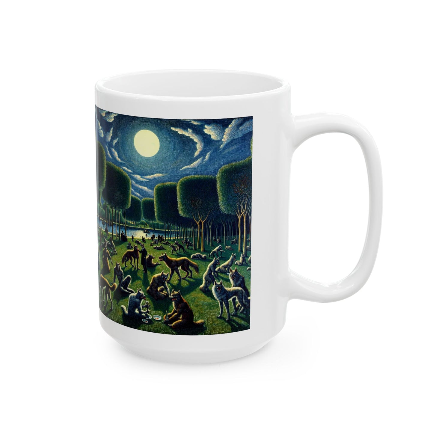 Werewolves at the Waterfront Ceramic Mug