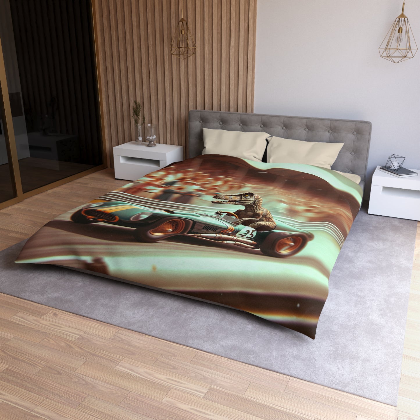 Velocity Raptor Microfiber Duvet Cover
