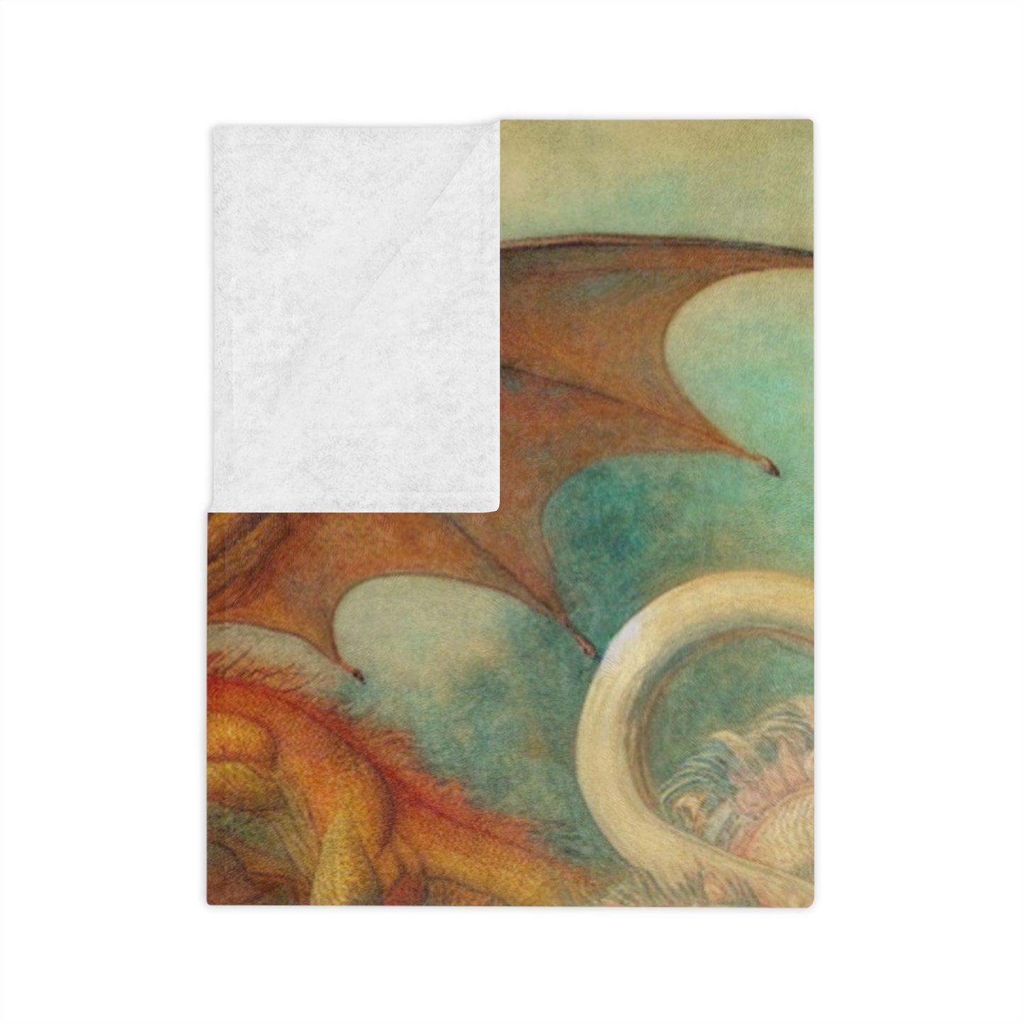 Degas Dreams of Dragons Velveteen Microfiber Blanket