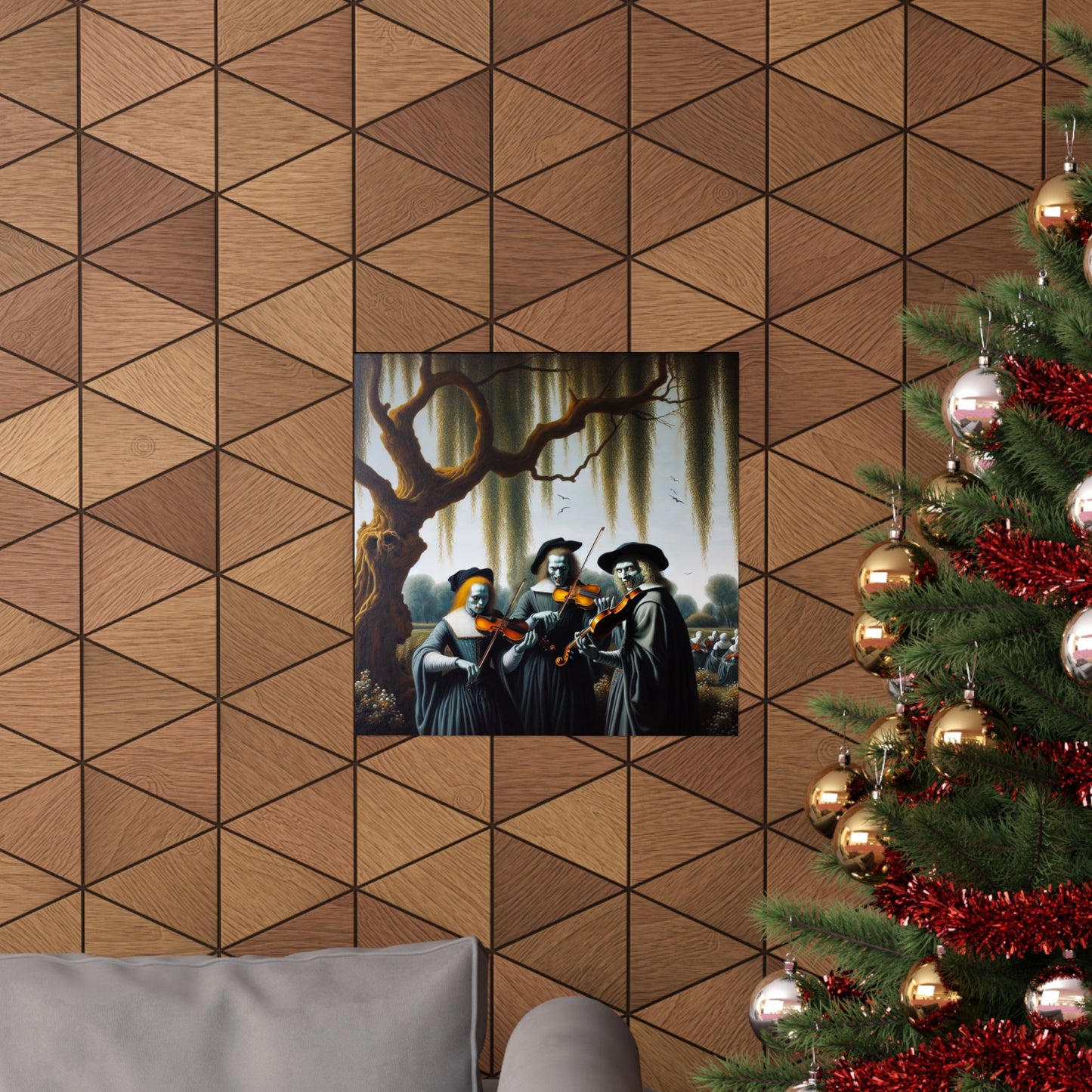 Vermeer's Vampire Violinists Poster