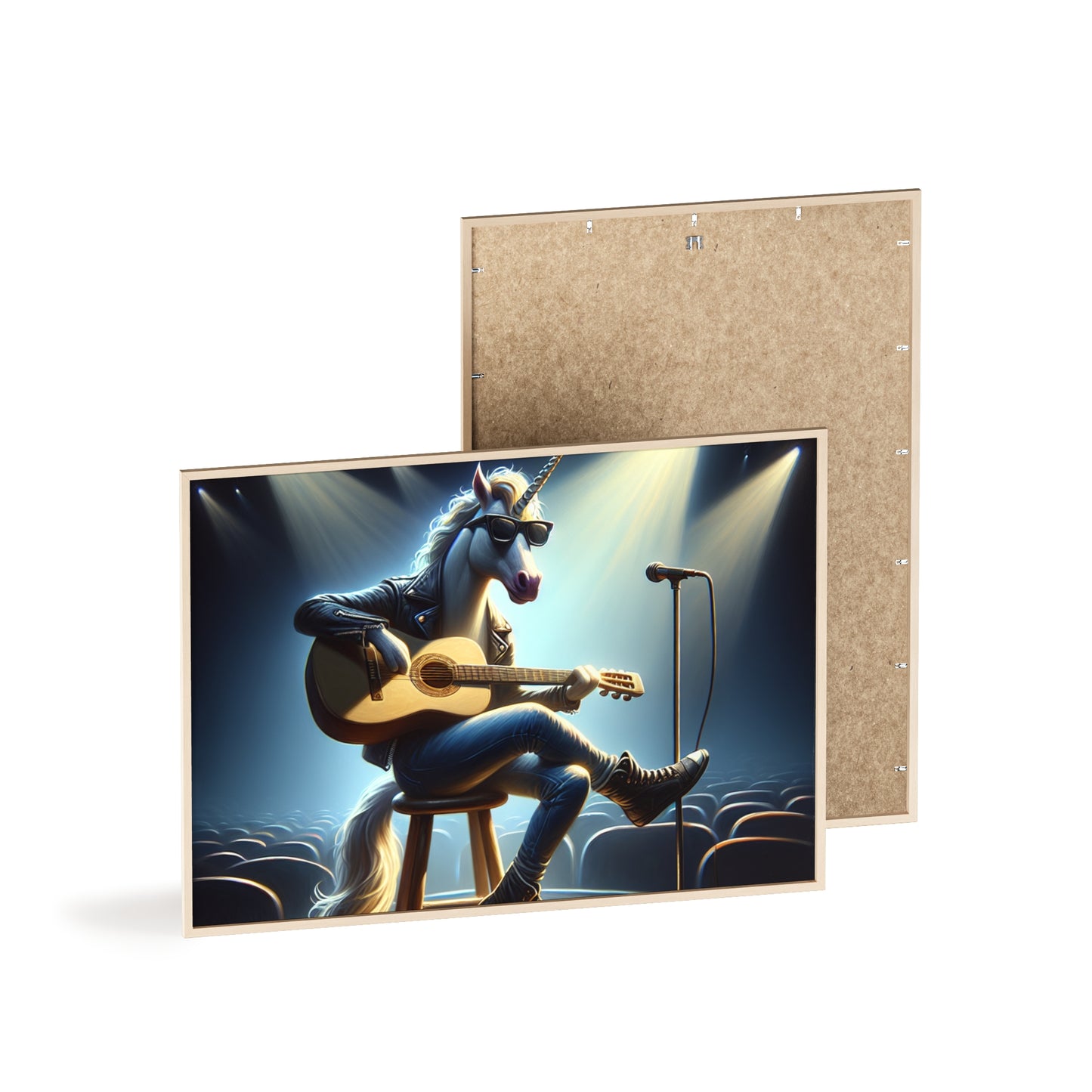 Framed Unicorn Unplugged Poster