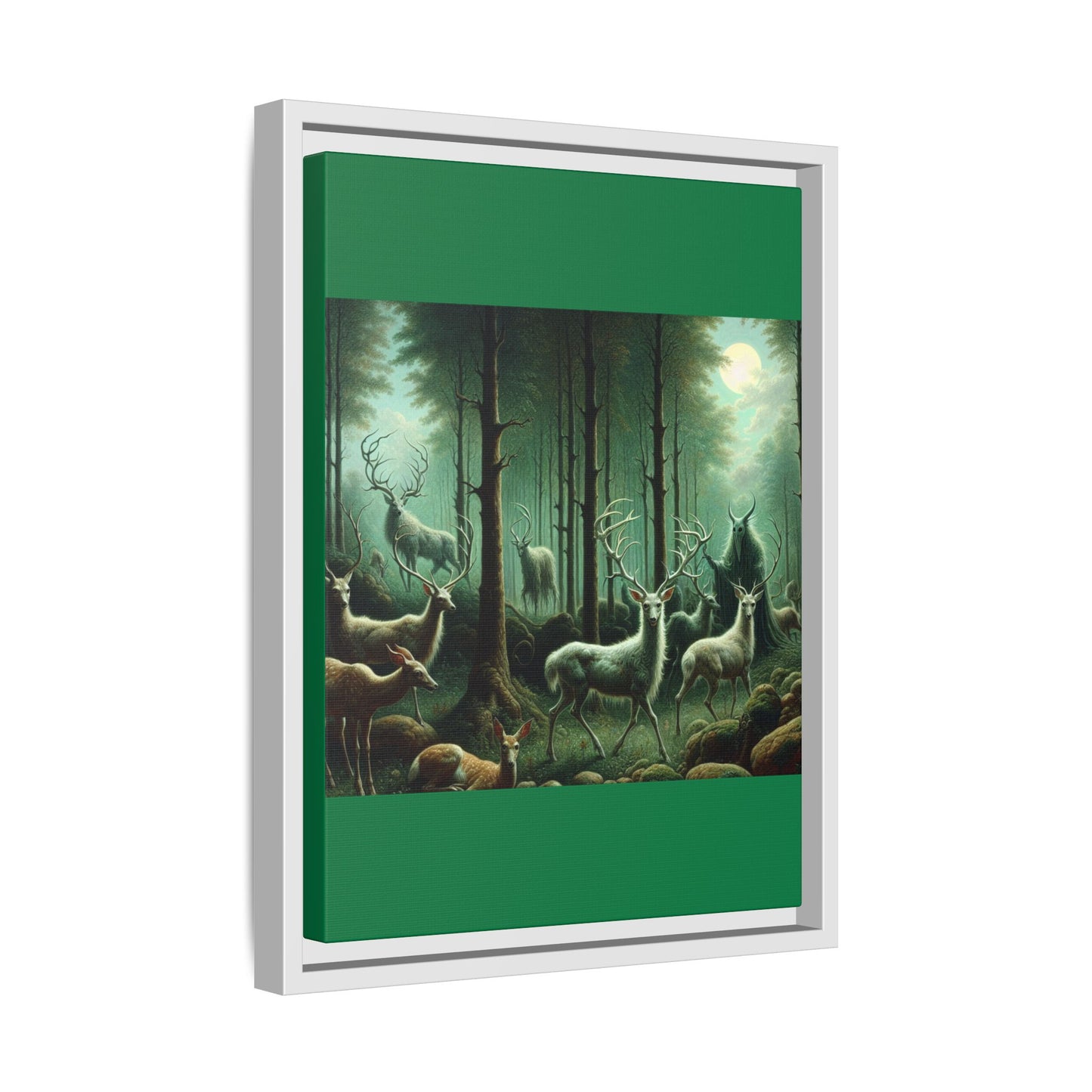 Wendigo Shepherd Canvas, Framed (Multi-color)