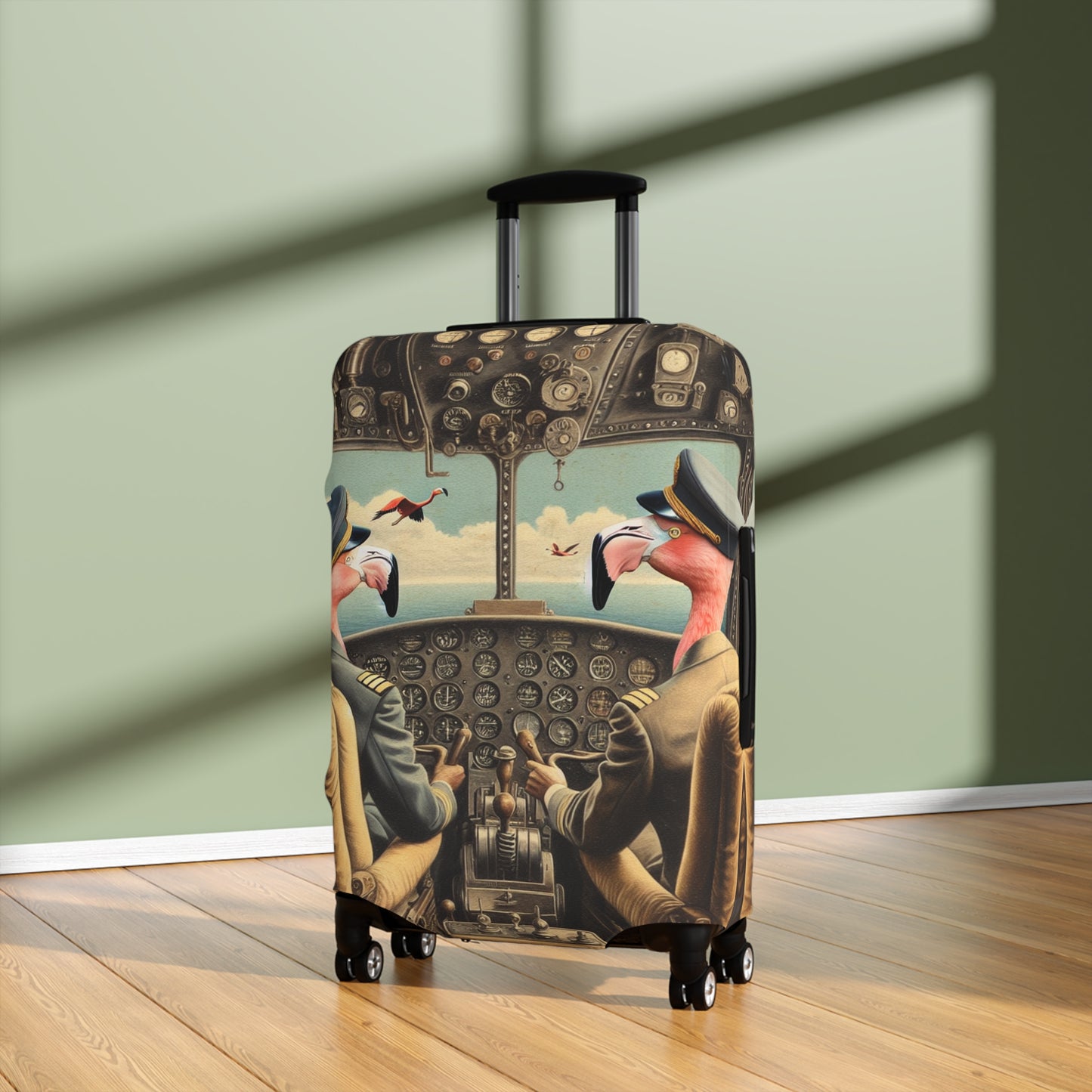 Flamingo Flight Deck Luggage Cover
