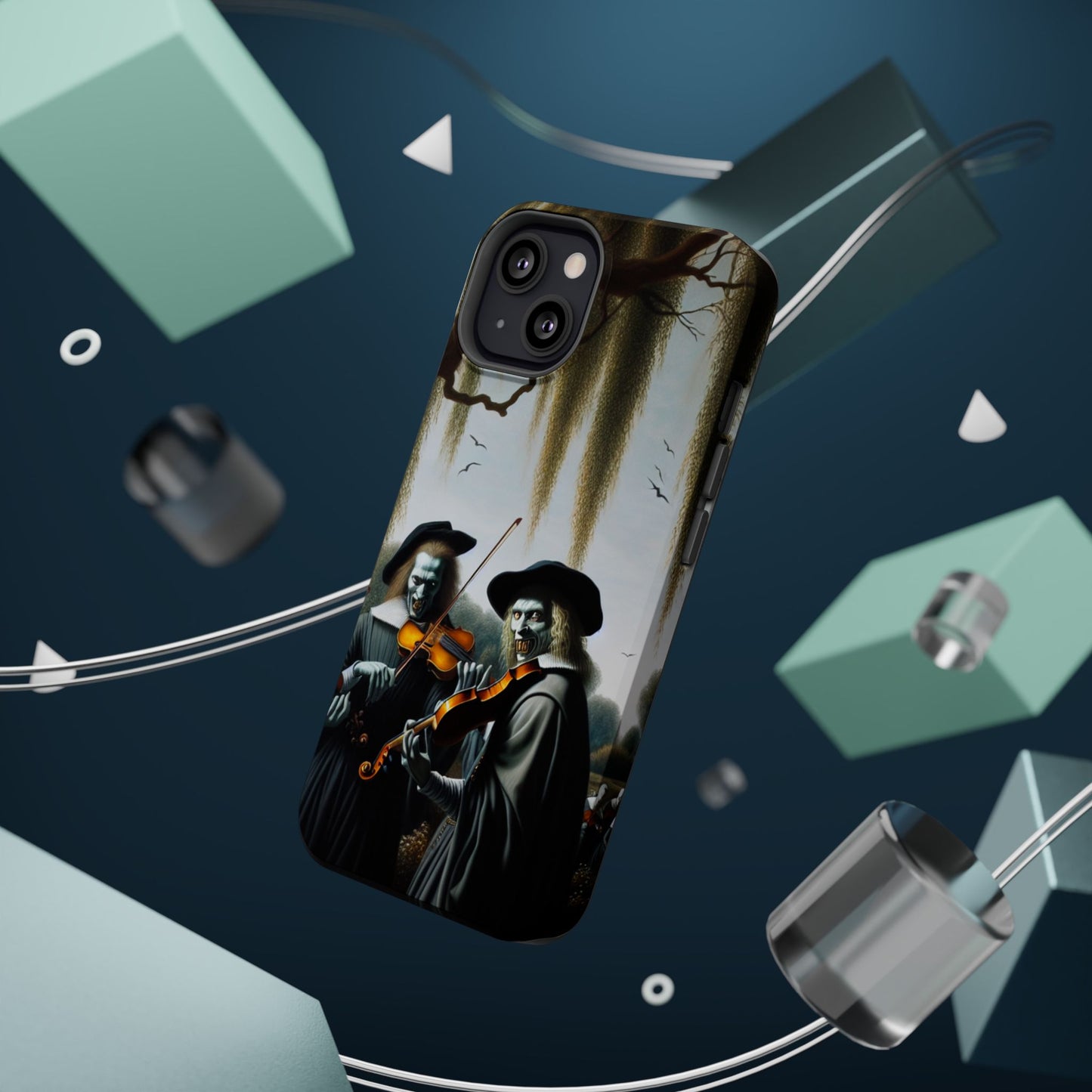 Vermeer's Vampire Violinists Magnetic iPhone Case