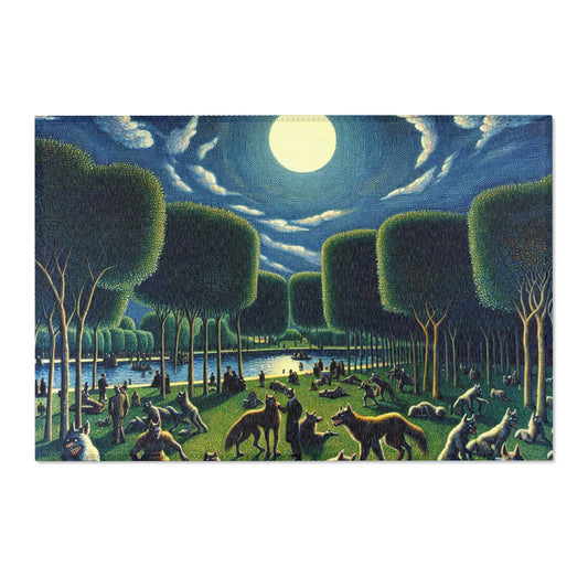 Werewolves at the Waterfront Area Rug - HORIZONTAL