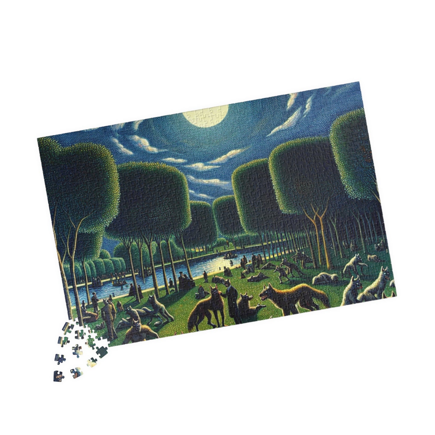 Werewolves at the Waterfront Puzzle (110, 252, 520, 1014-piece)