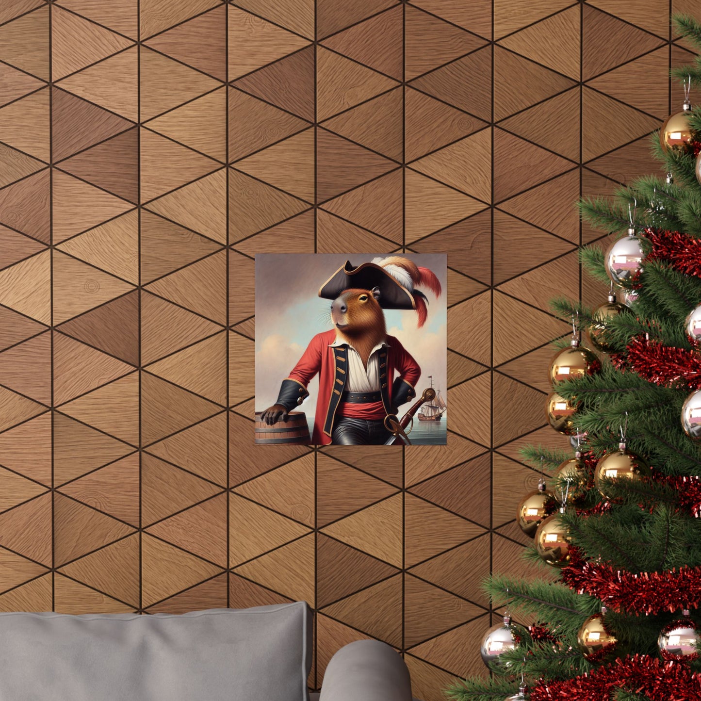 Captain Capybara Poster