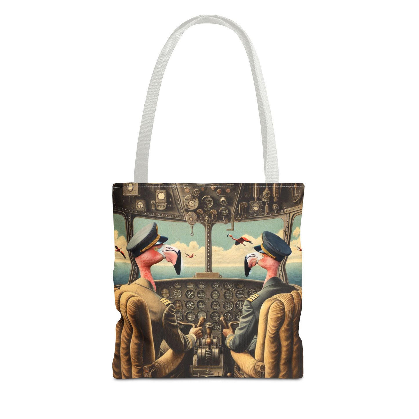 Flamingo Flight Deck Tote Bag