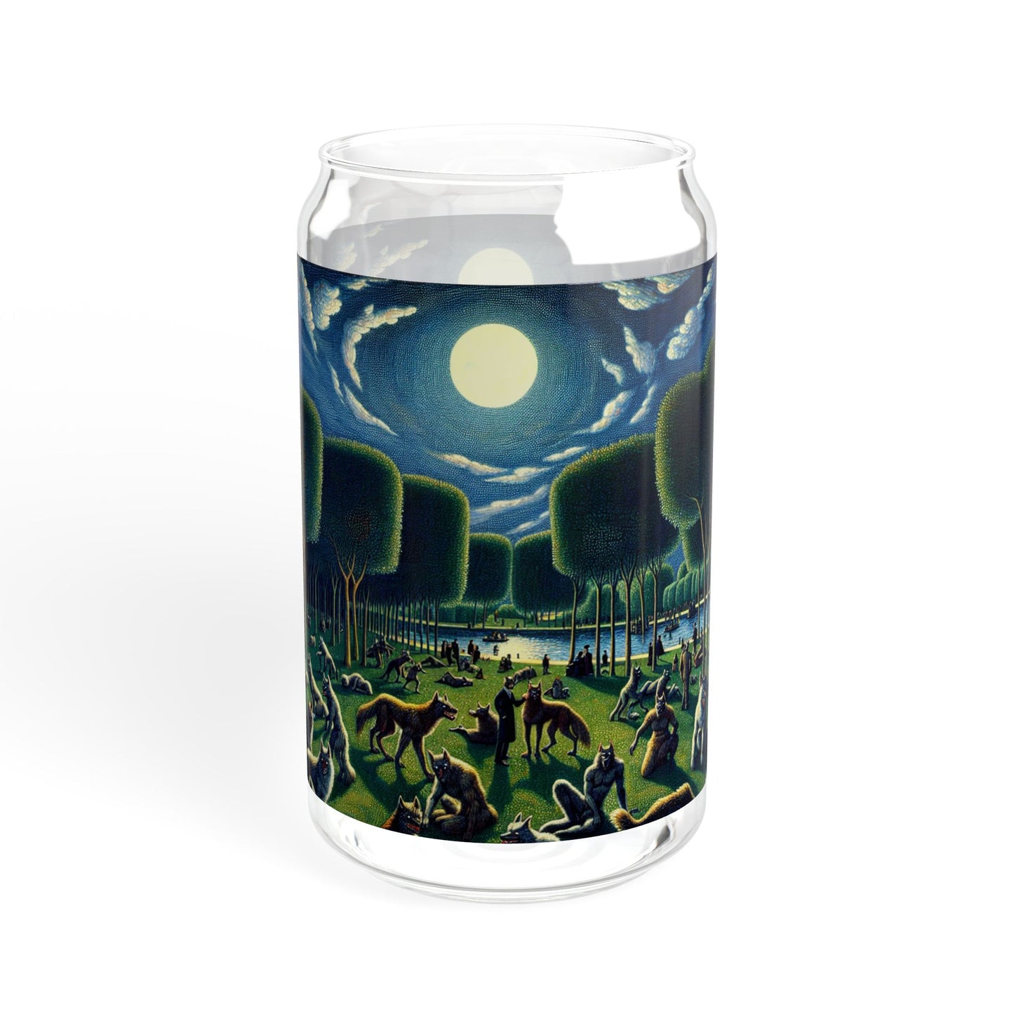 Werewolves at the Waterfront Sipper Glass