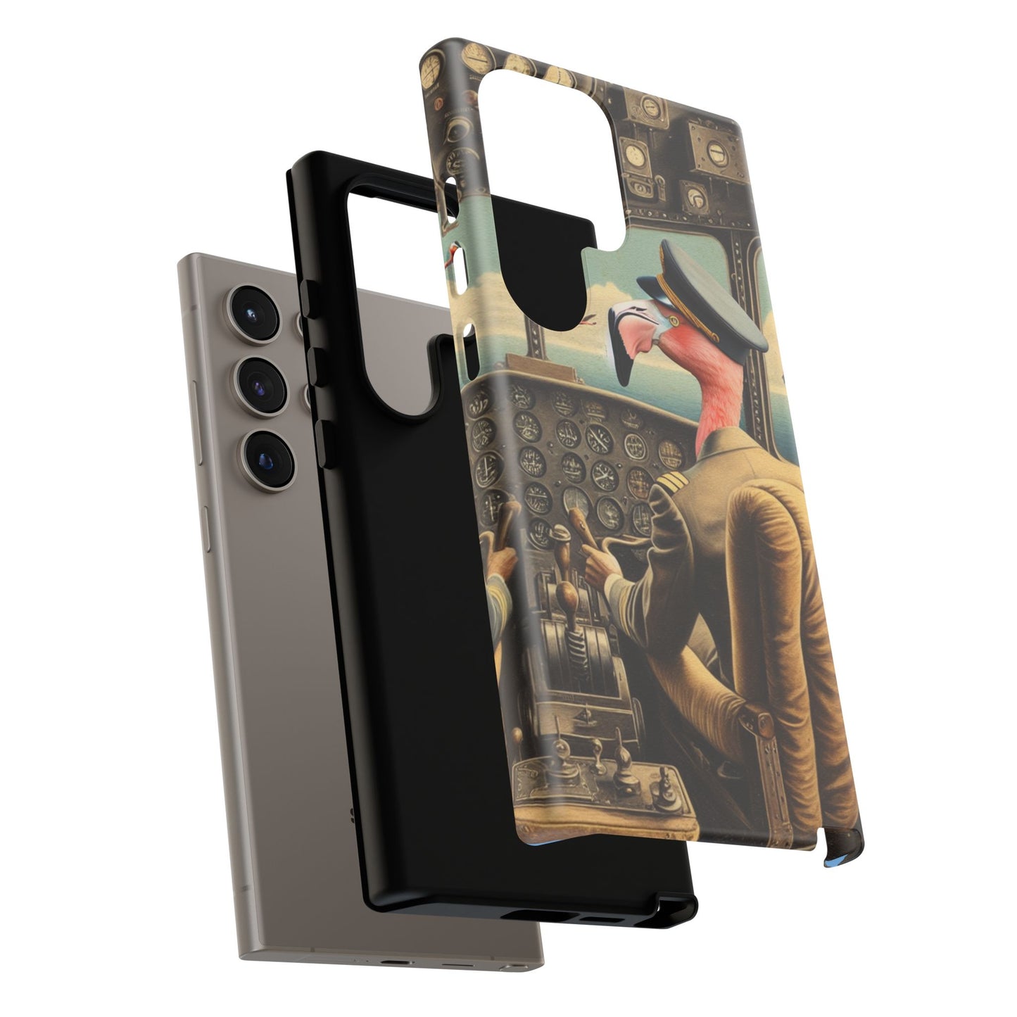 Flamingo Flight Deck Phone Case - GALAXY