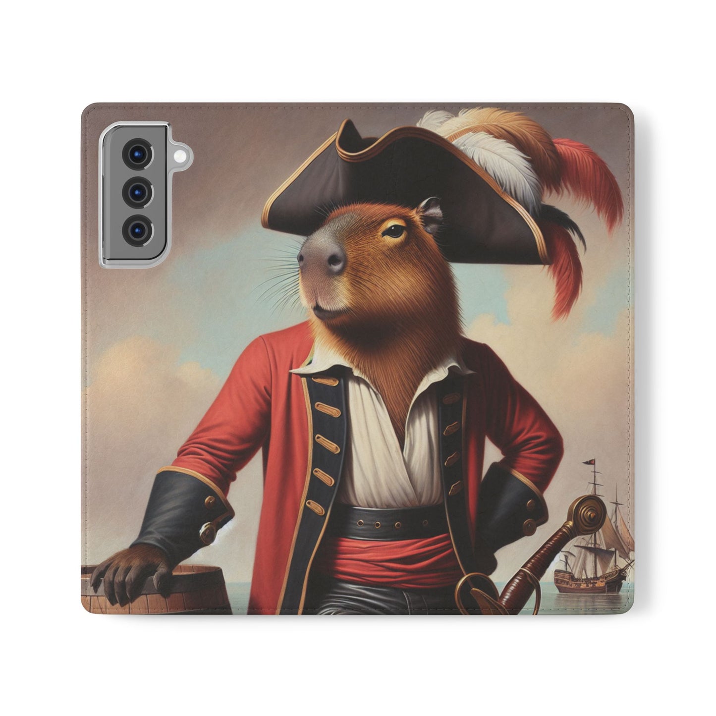 Captain Capybara Flip Case - iPhone/Galaxy