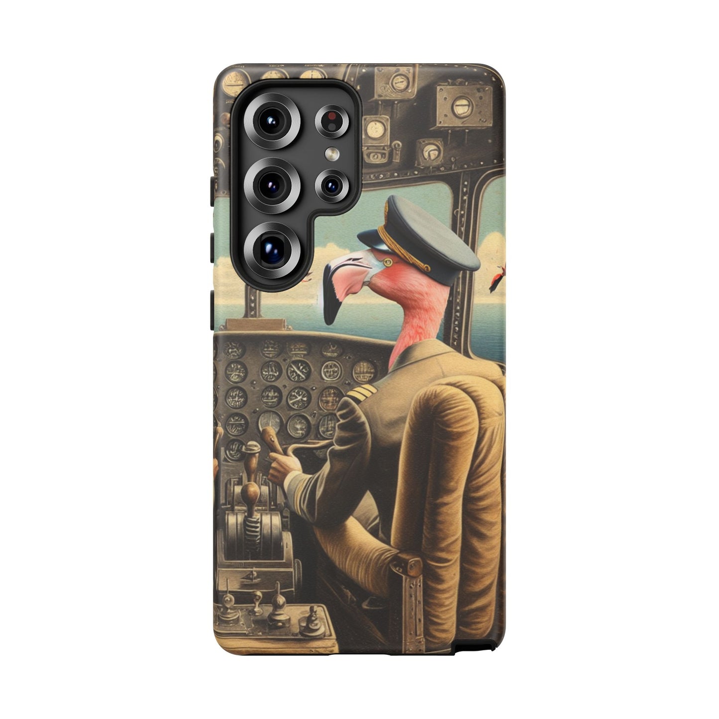 Flamingo Flight Deck Phone Case - GALAXY