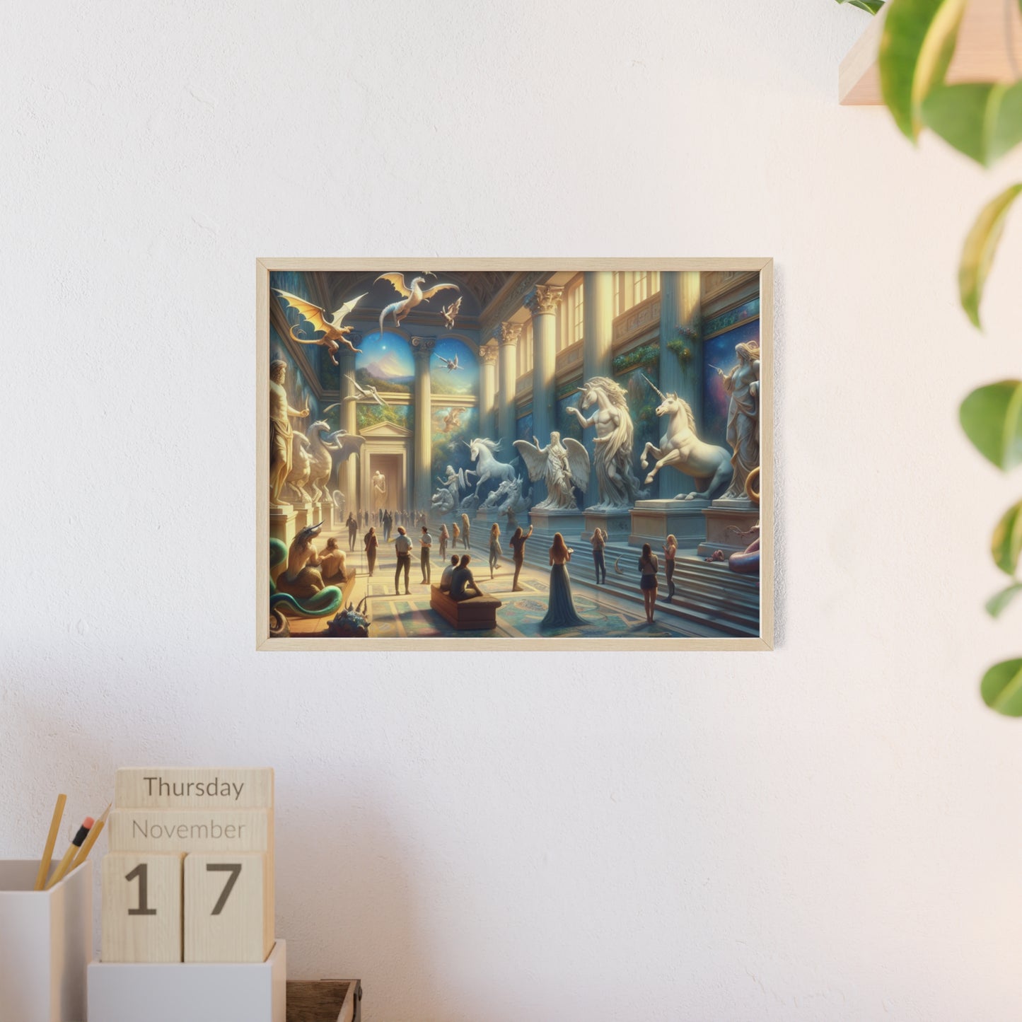 Framed Atlantis Atrium Poster