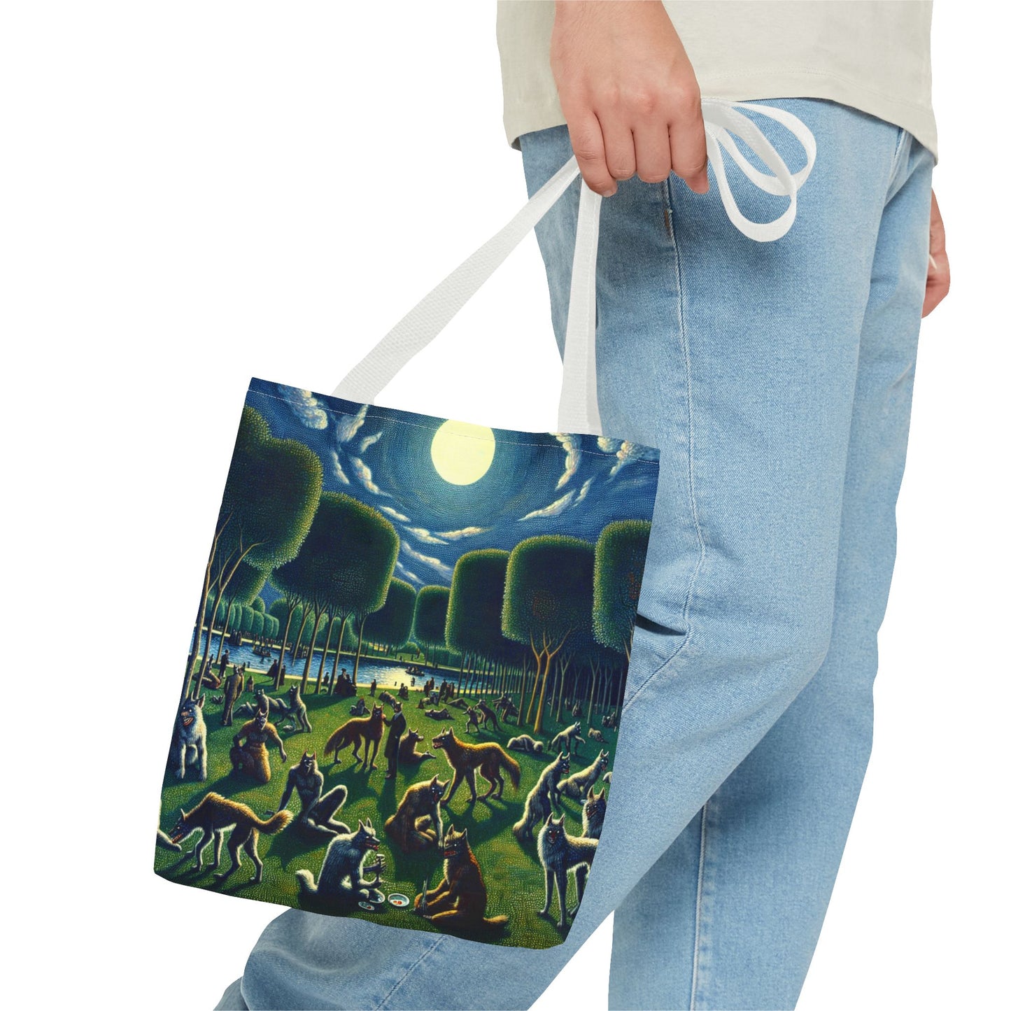 Werewolves at the Waterfront Tote Bag
