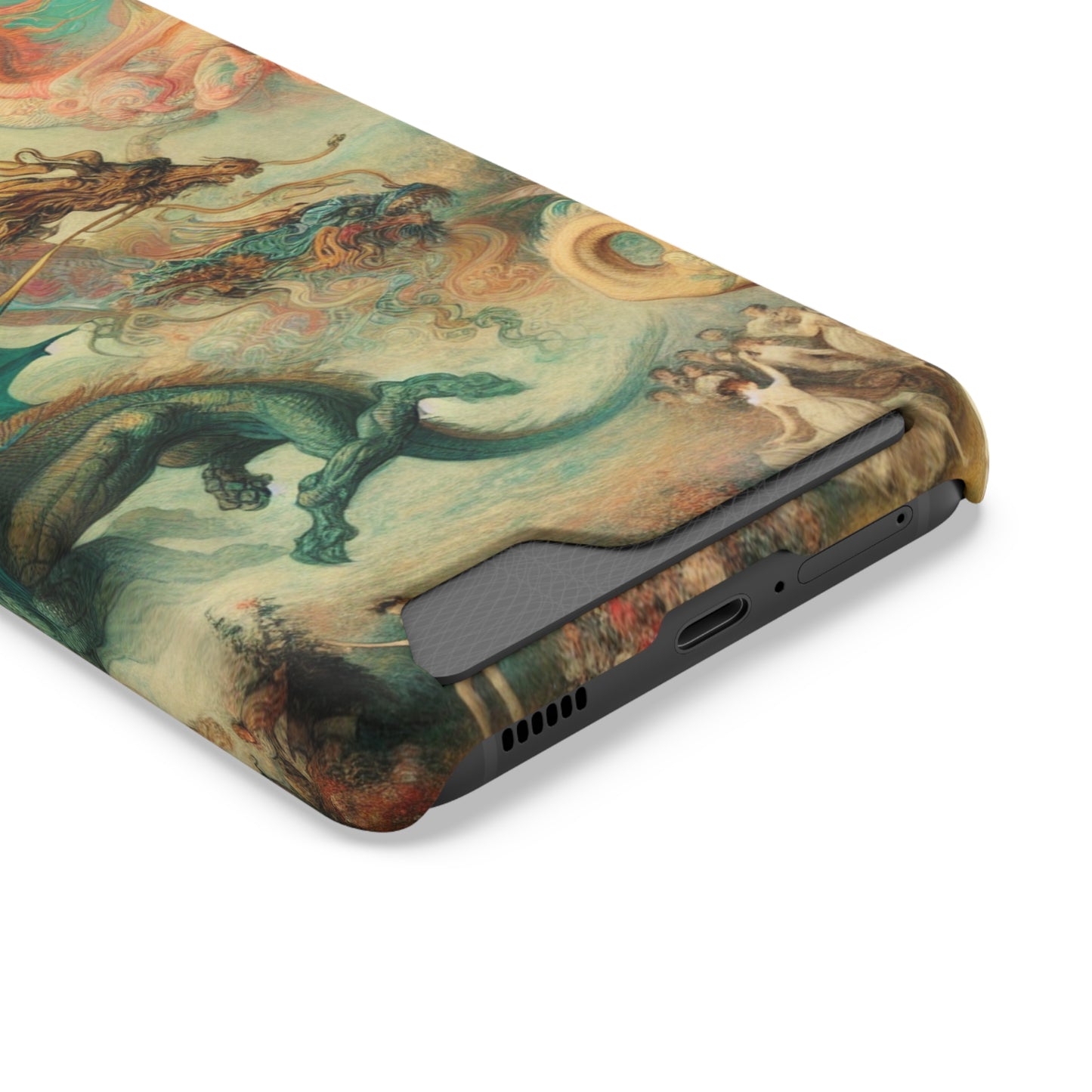 Degas Dreams of Dragons Phone Case with Card Holder - GALAXY