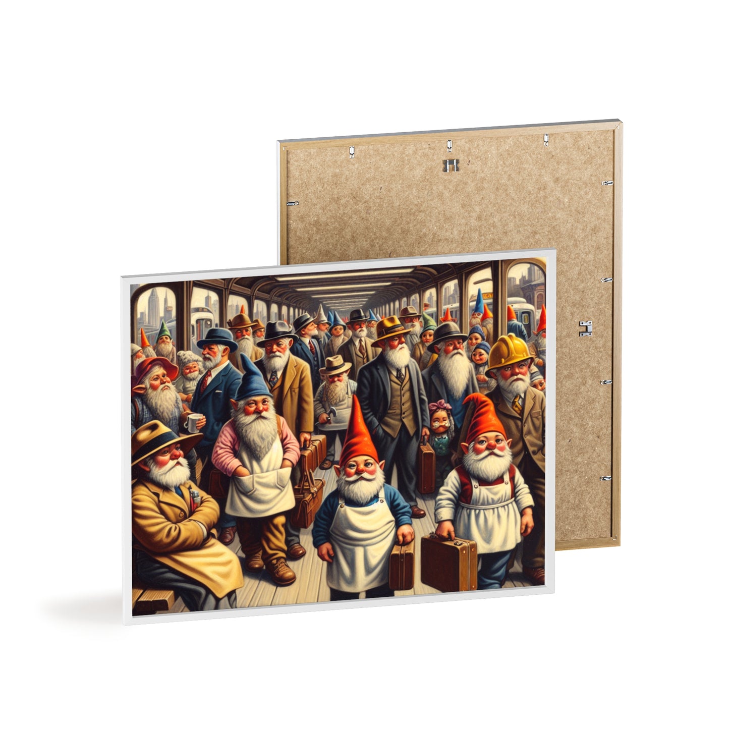 Framed The Gnome-mute Home Poster