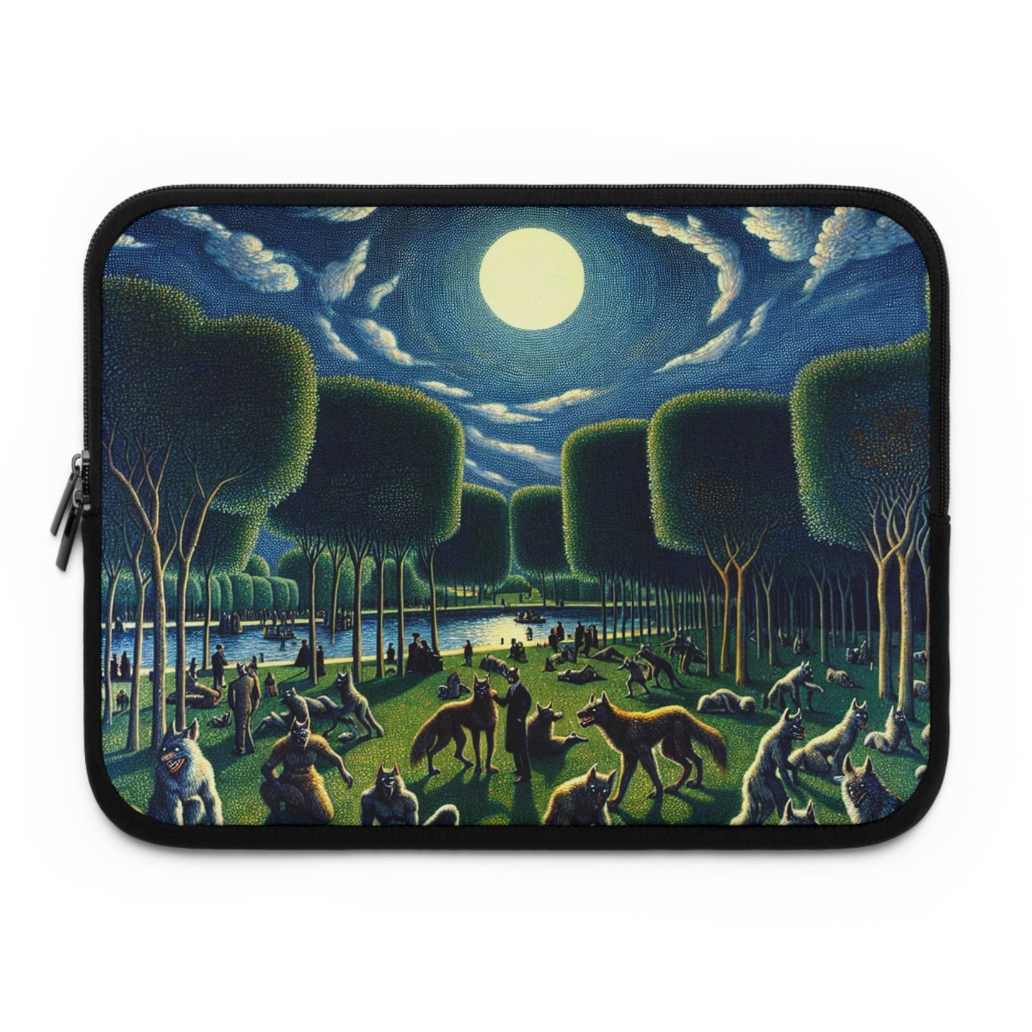 Werewolves at the Waterfront Laptop Sleeve