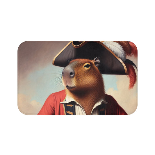 Captain Capybara Bath Mat