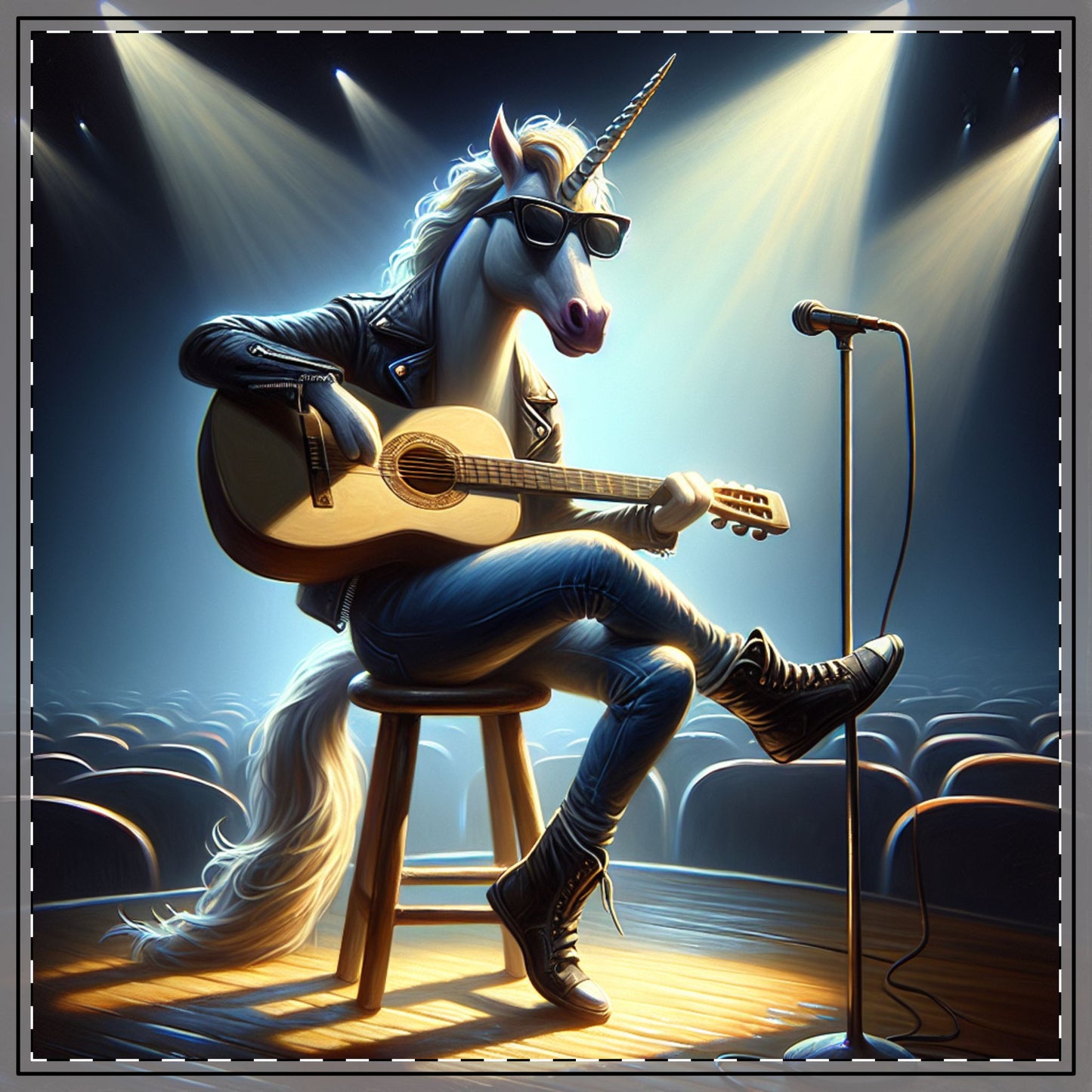 Unicorn Unplugged Tablecloth