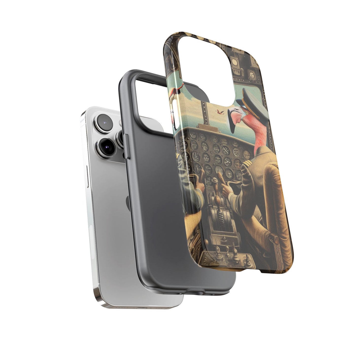 Flamingo Flight Deck Phone Case - IPHONE