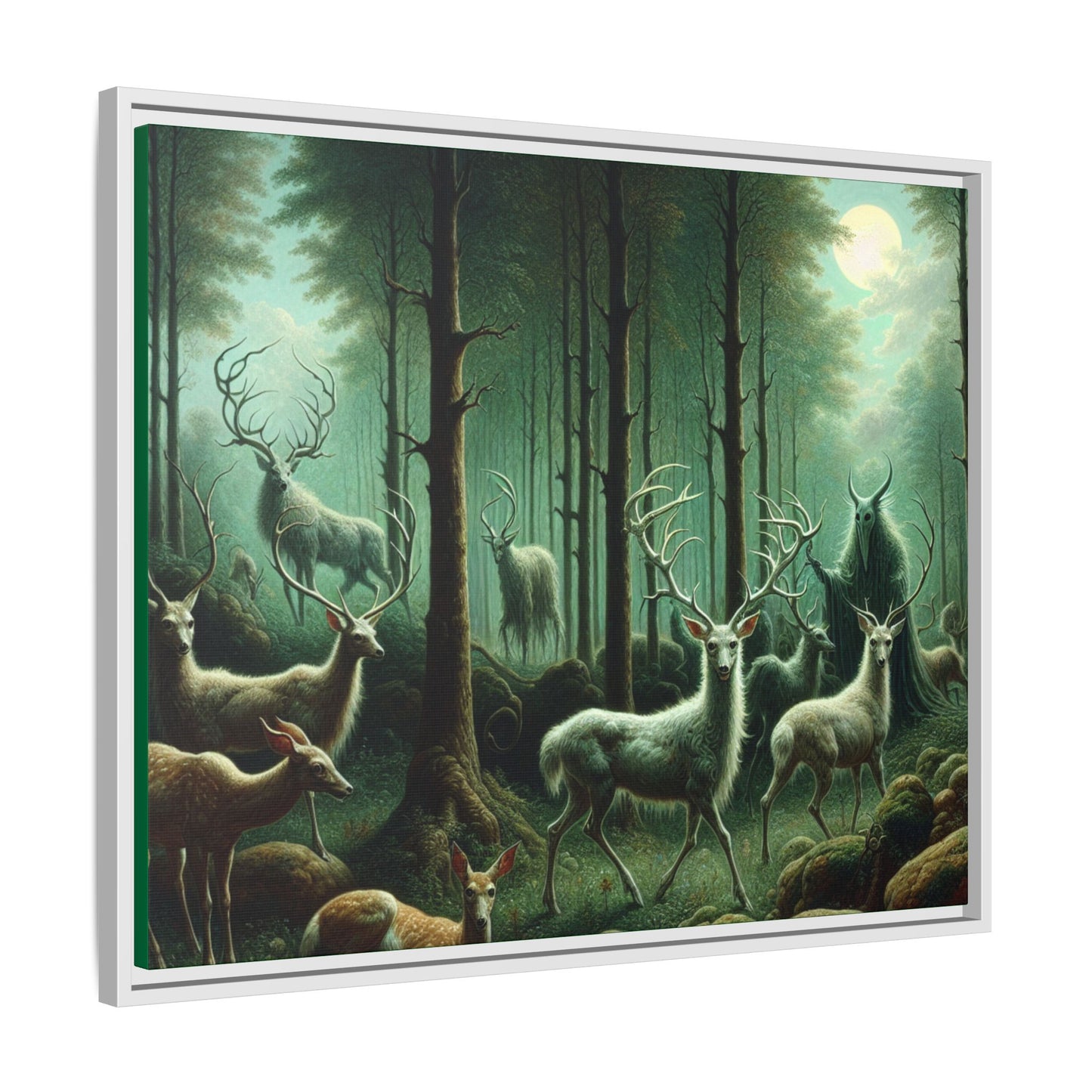 Wendigo Shepherd Canvas, Framed (Multi-color)