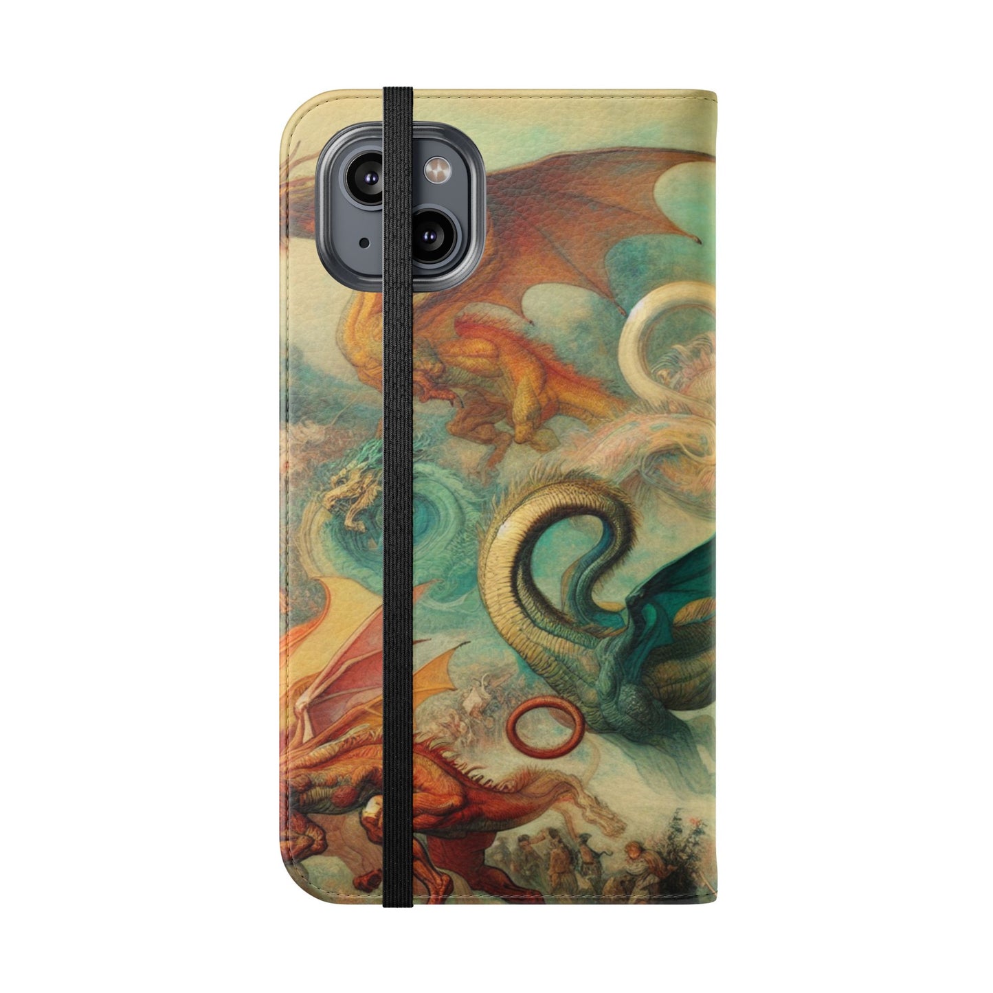 Degas Dreams of Dragons Flip Cases for iPhones