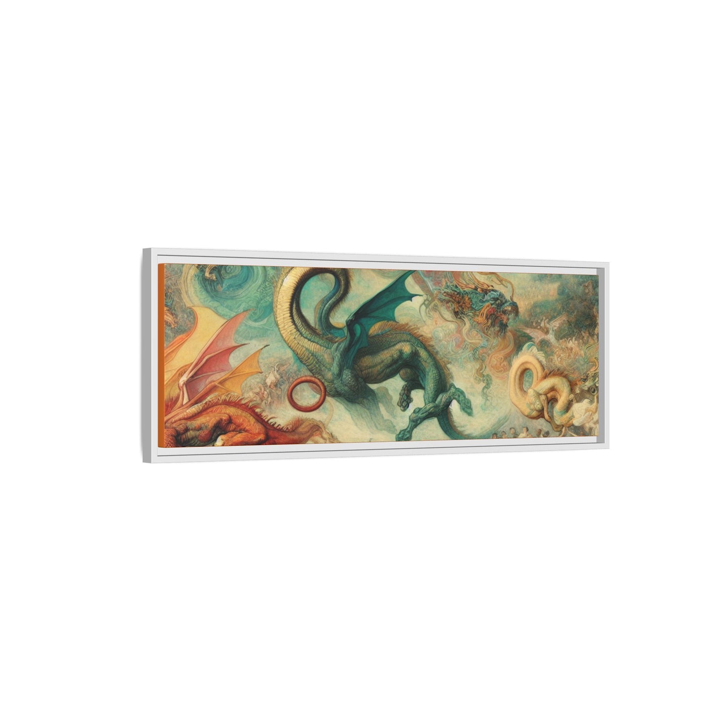 Degas Dreams of Dragons Canvas, Framed (Multi-color)