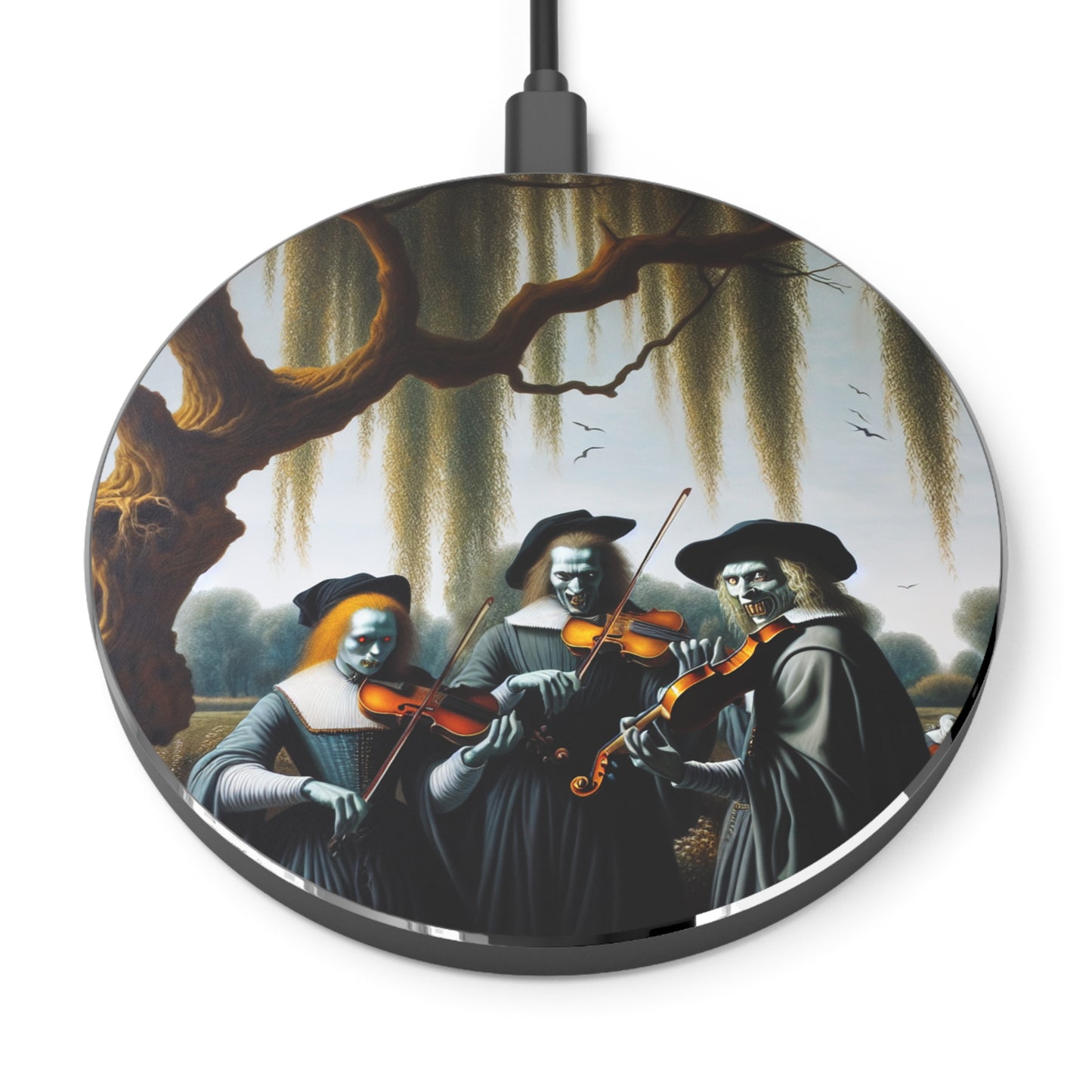 Vermeer's Vampire Violinists Wireless Charger