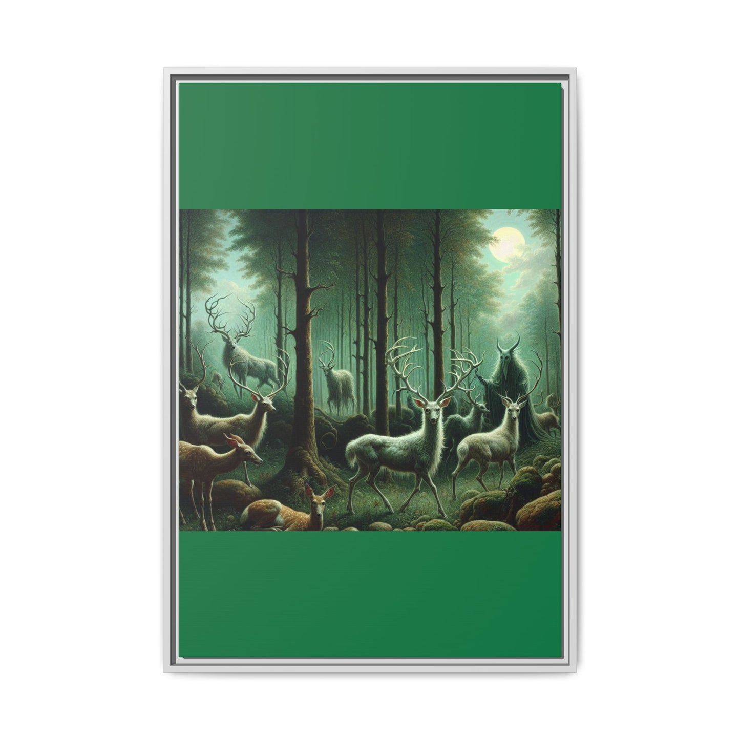 Wendigo Shepherd Canvas, Framed (Multi-color)