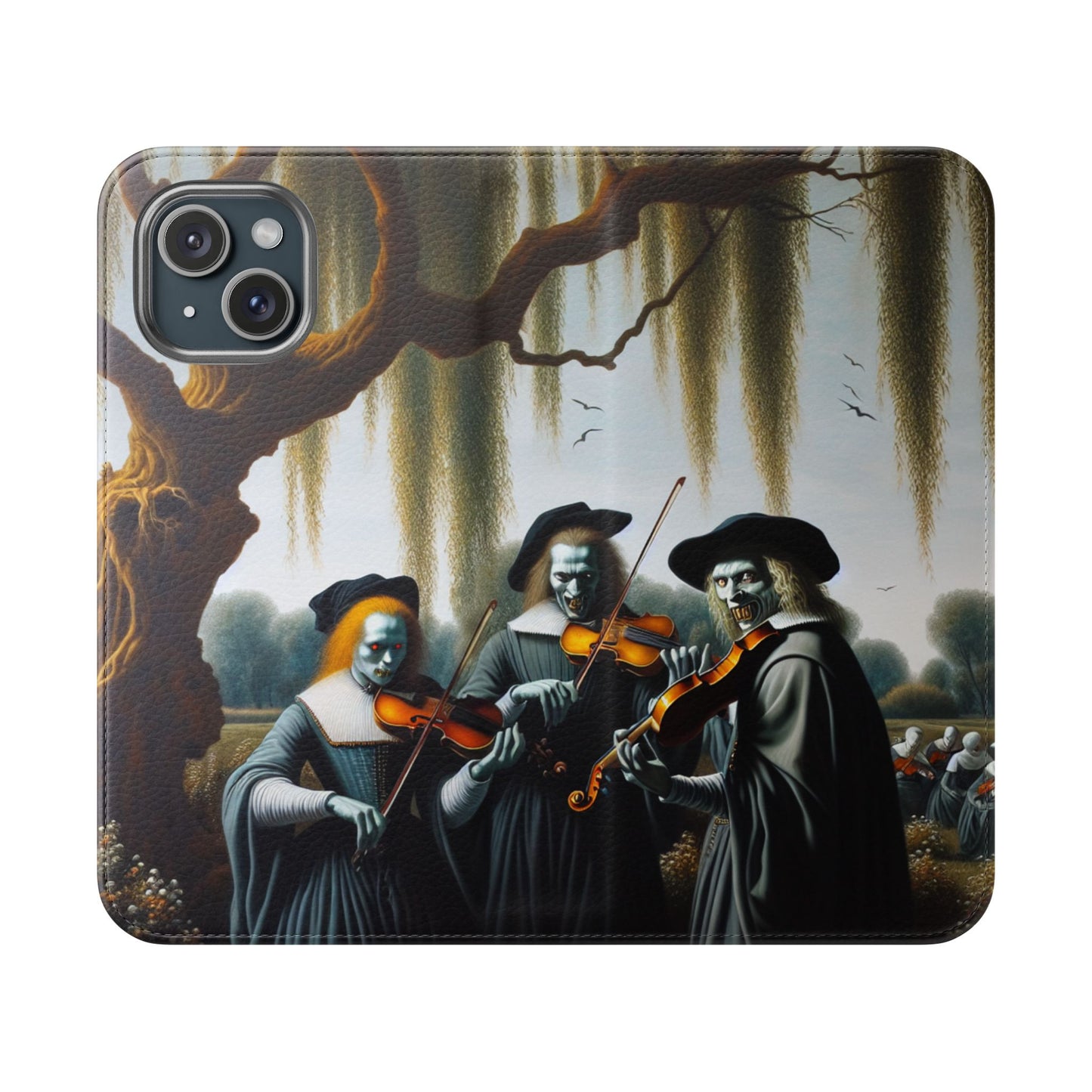 Vermeer's Vampire Violinists Flip Cases for iPhones